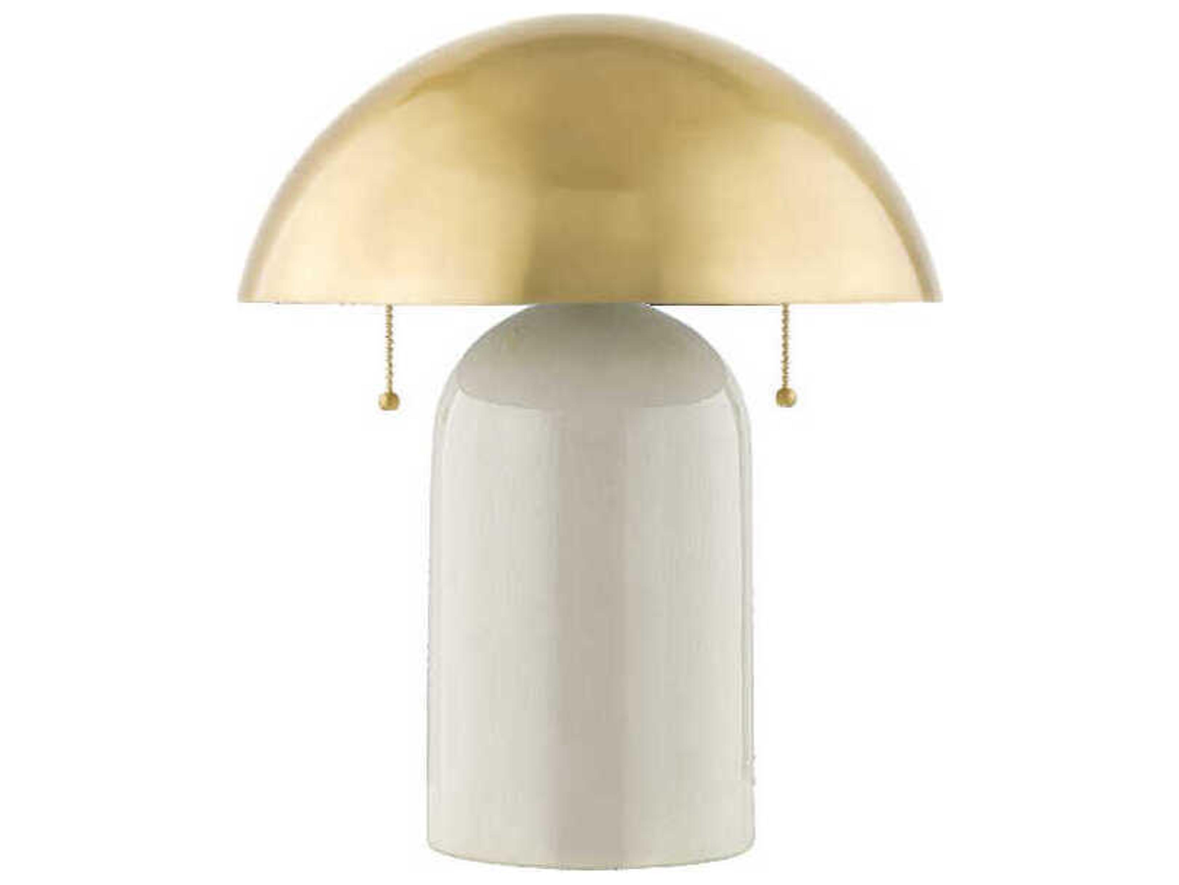 Mitzi Gaia Aged Brass Metal Table Lamp