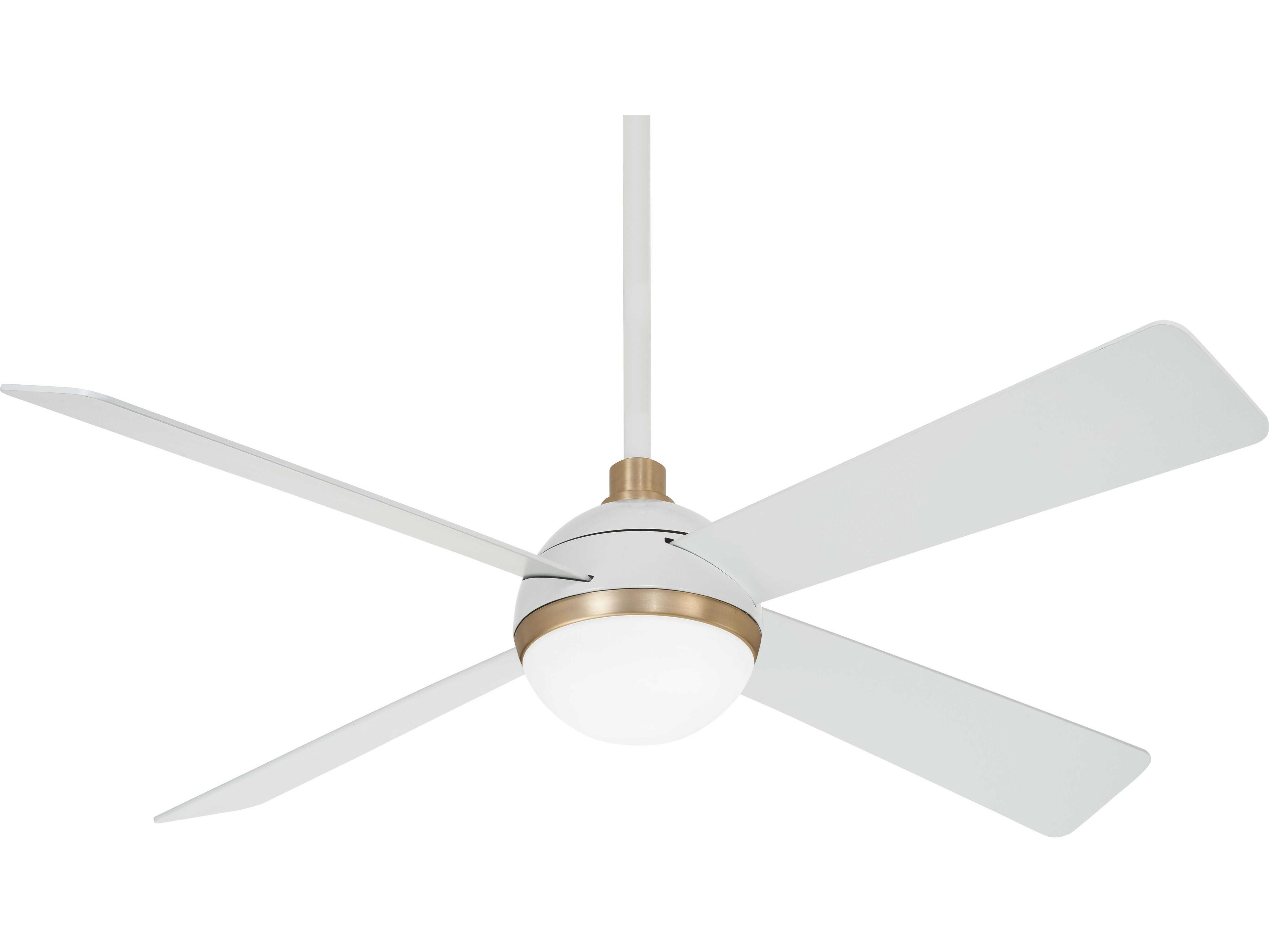 Minka-Aire Orb / Soft Brass 1 - Light 54" LED Ceiling Fan