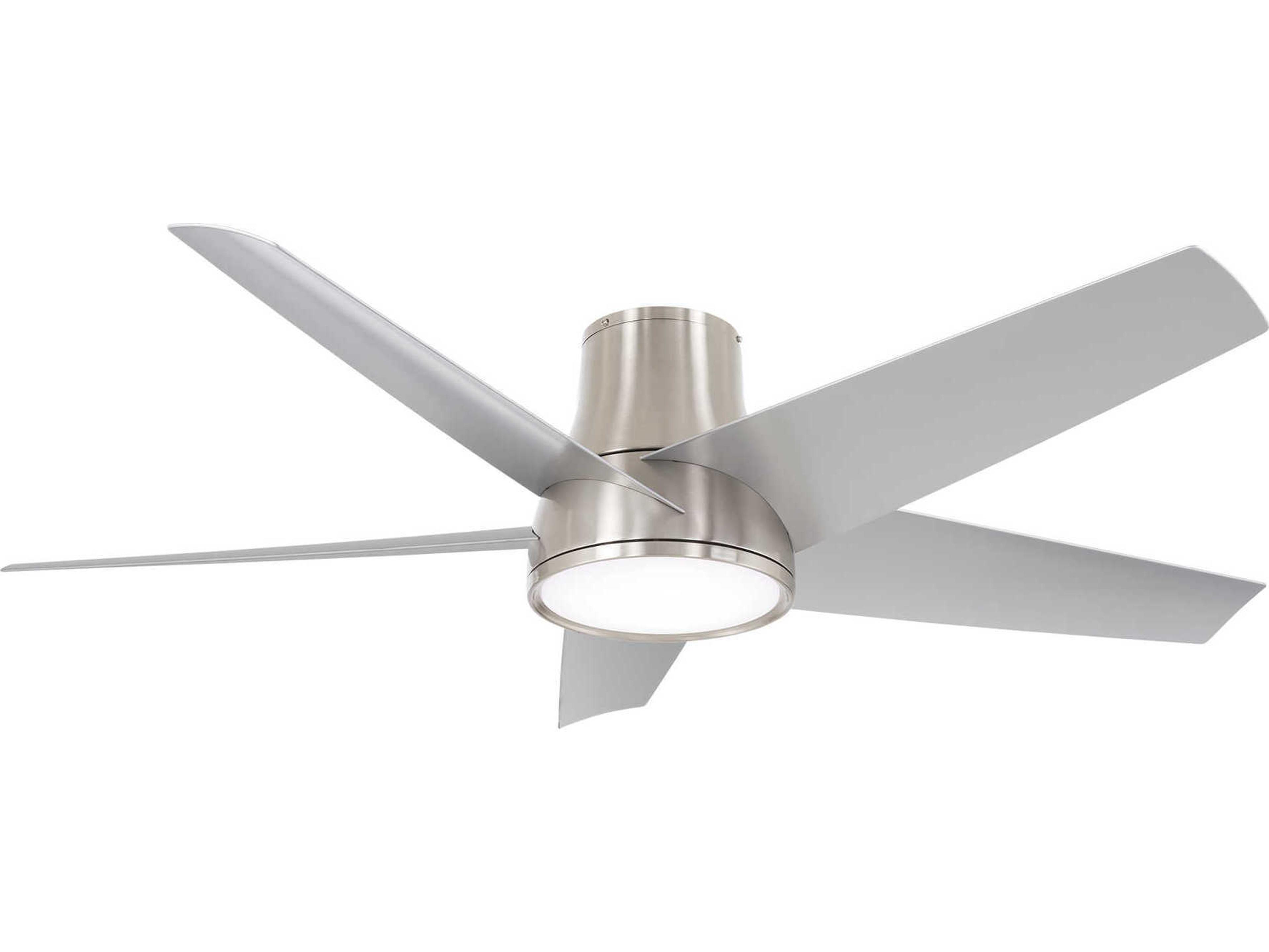 Minka-Aire Chubby Brushed Nickel 1 - Light 58" LED Outdoor Ceiling Fan