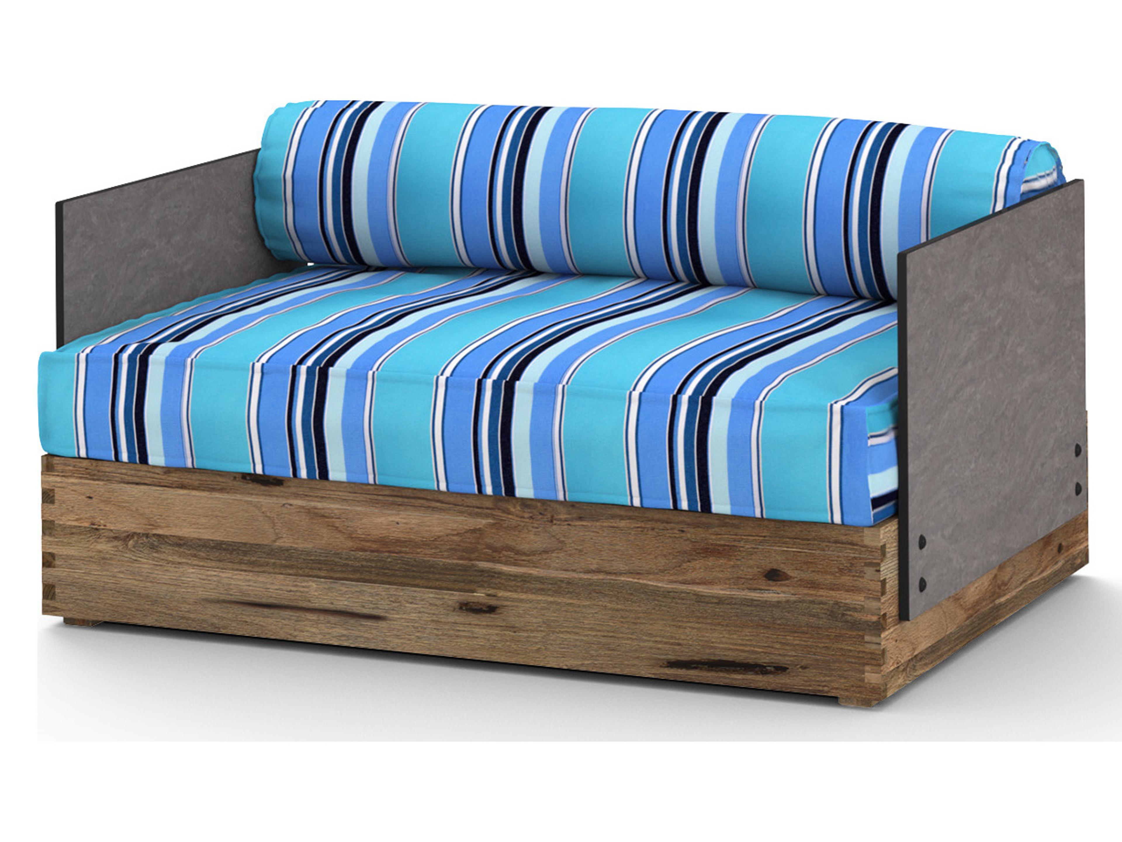 MamaGreen Aiko Teak Cushion Outdoor Lounge Chair