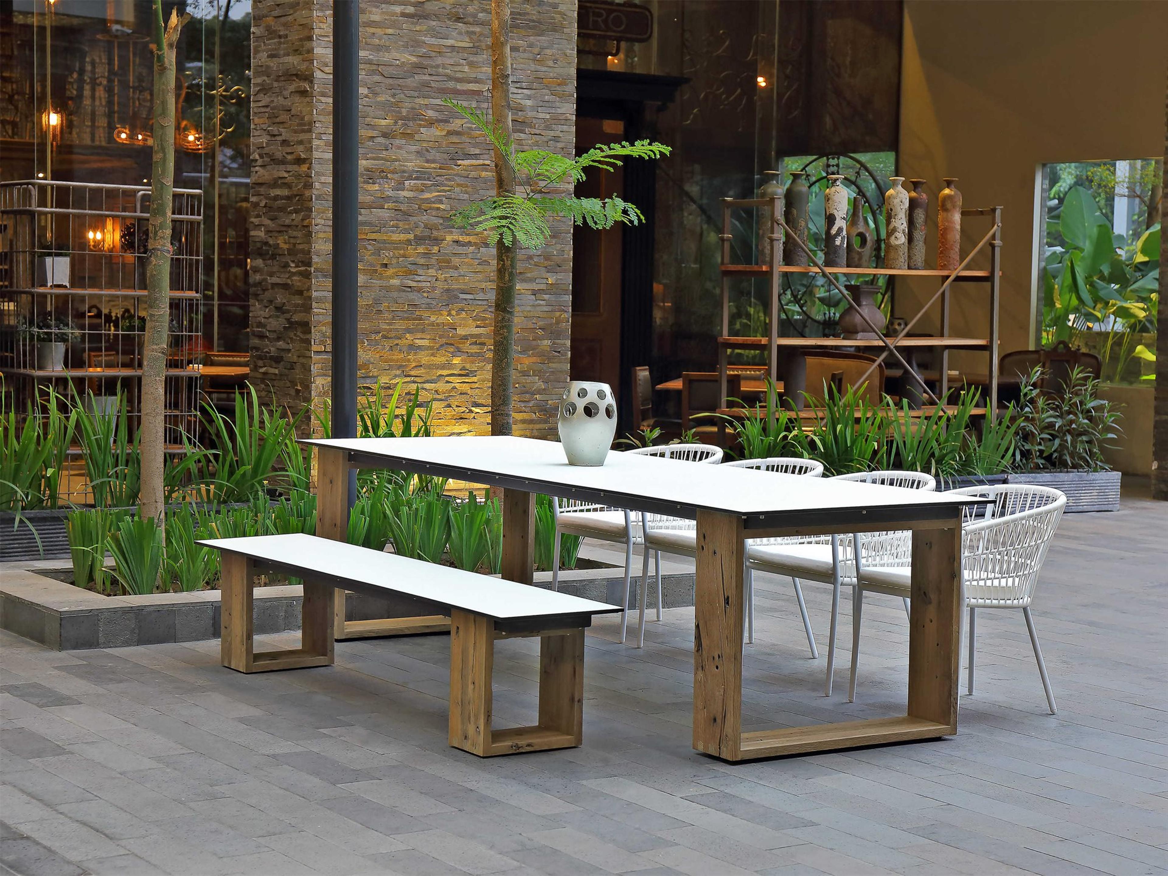 Mamagreen Aiko Teak Patio Dining Set