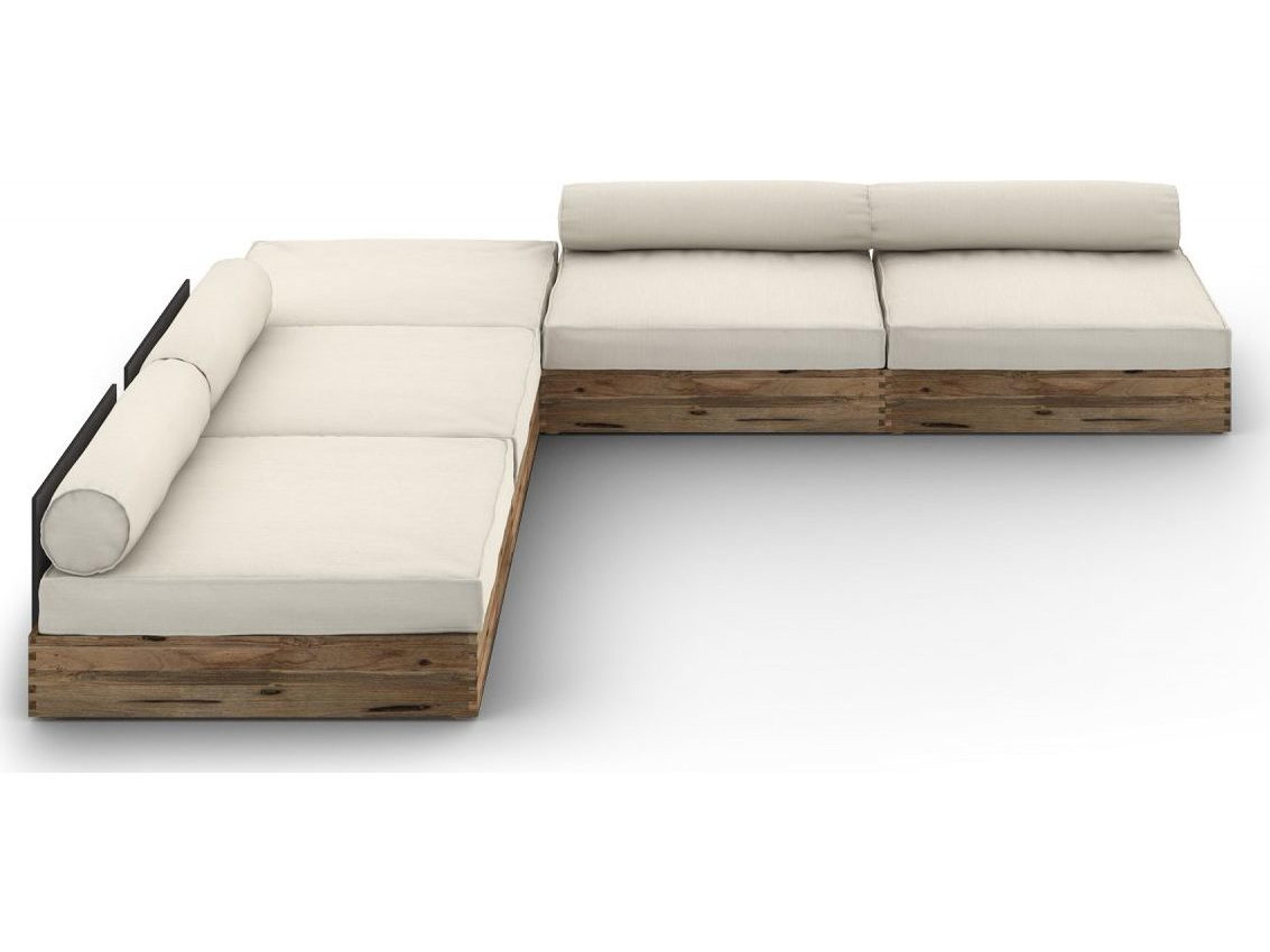 MamaGreen Aiko Teak Cushion Outdoor Lounge Set