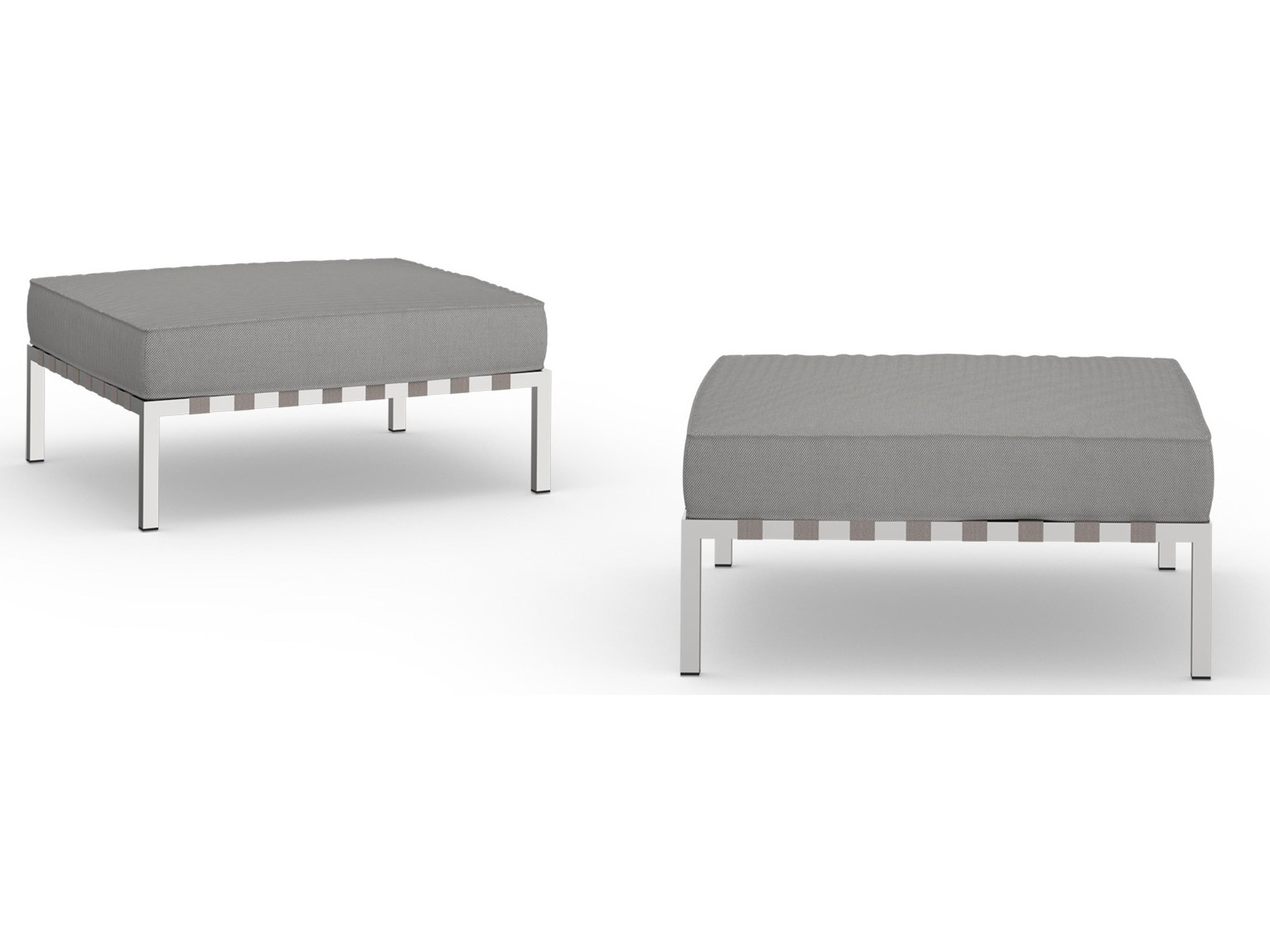 MamaGreen Albatross 316 Stainless Steel Sectional Outdoor Ottoman