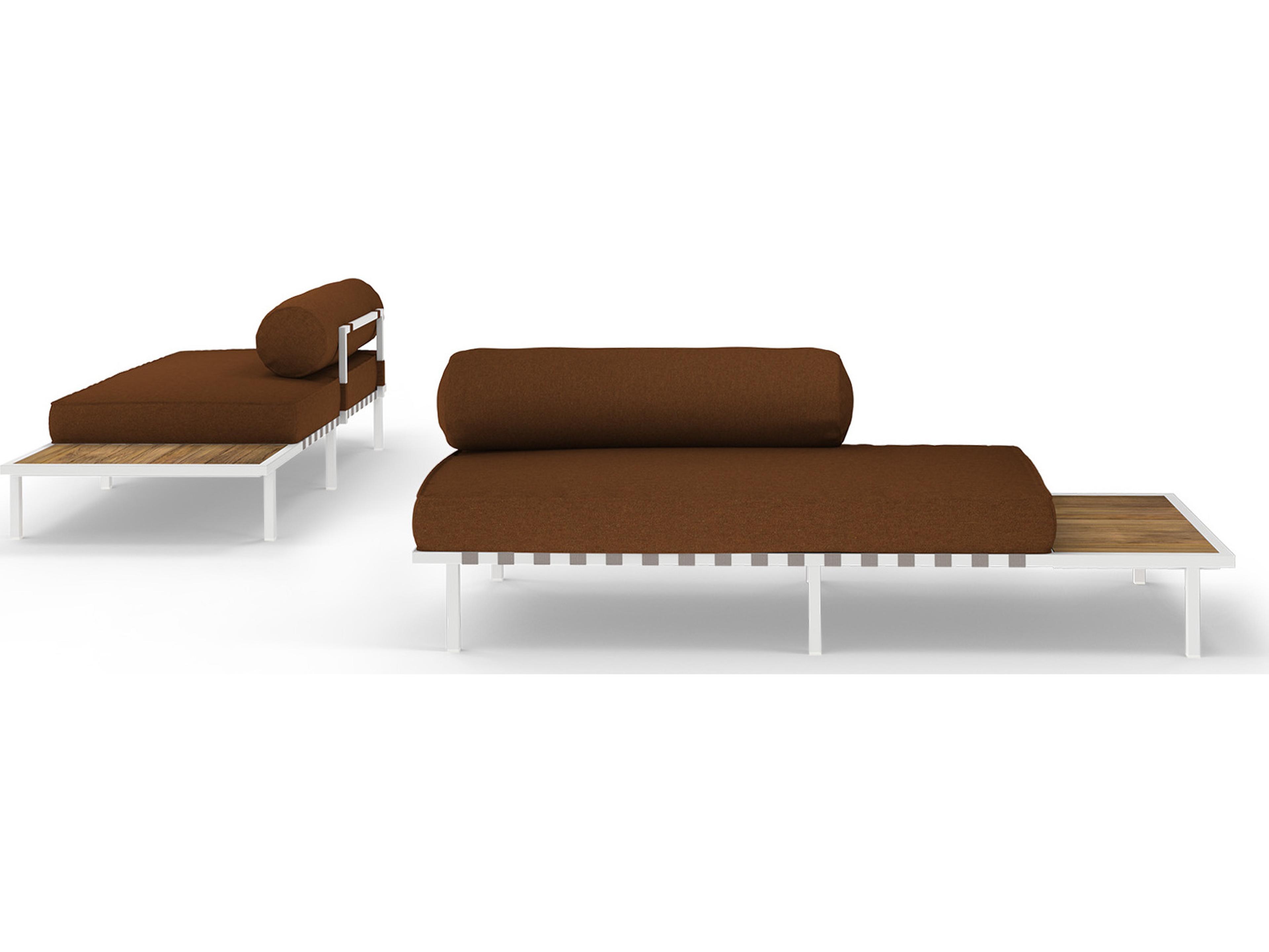 MamaGreen Albatross 304 Stainless Steel Sectional Left Hand Patio Loveseat