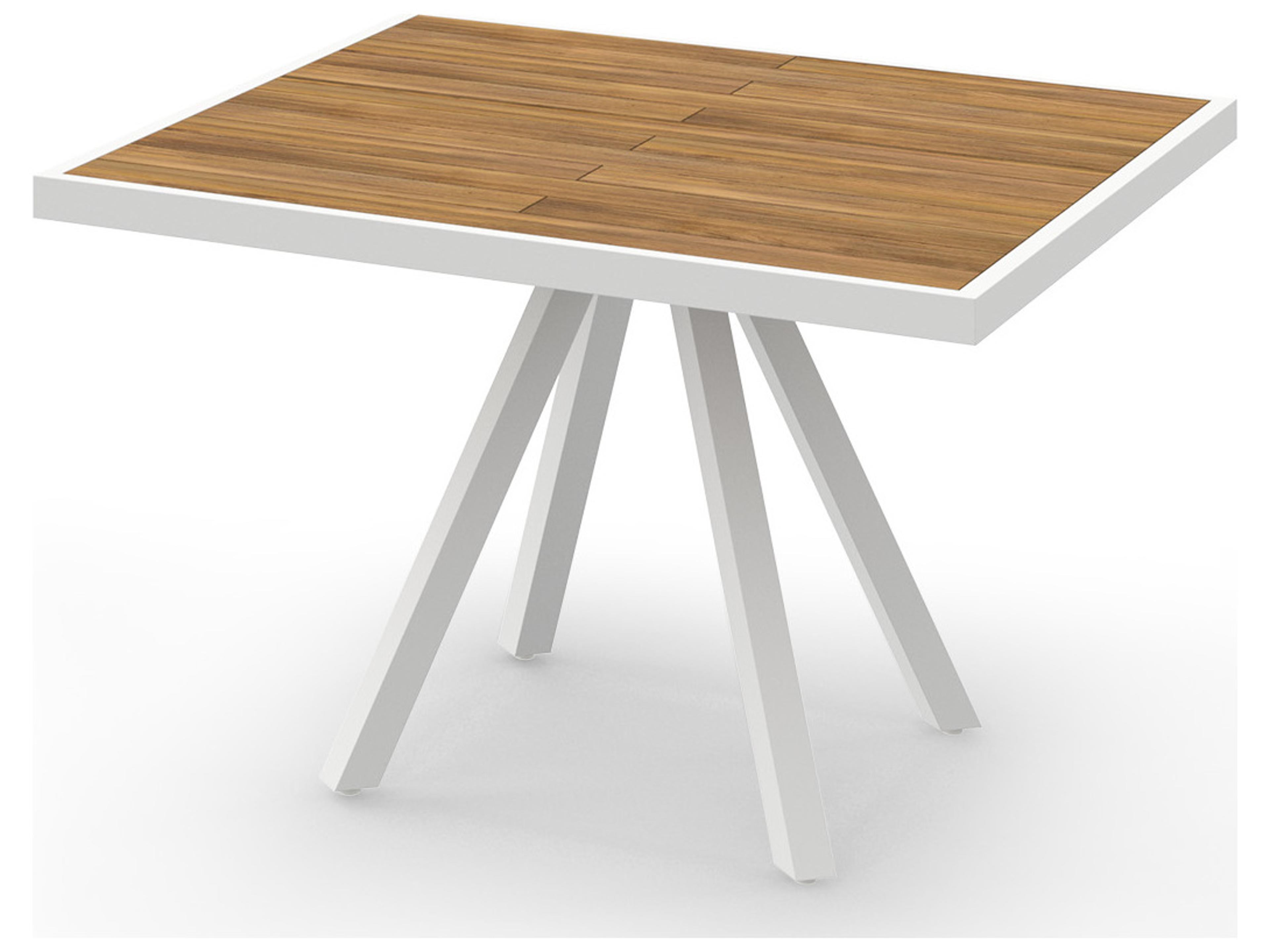 Albatross Square Dining Teak Top Table