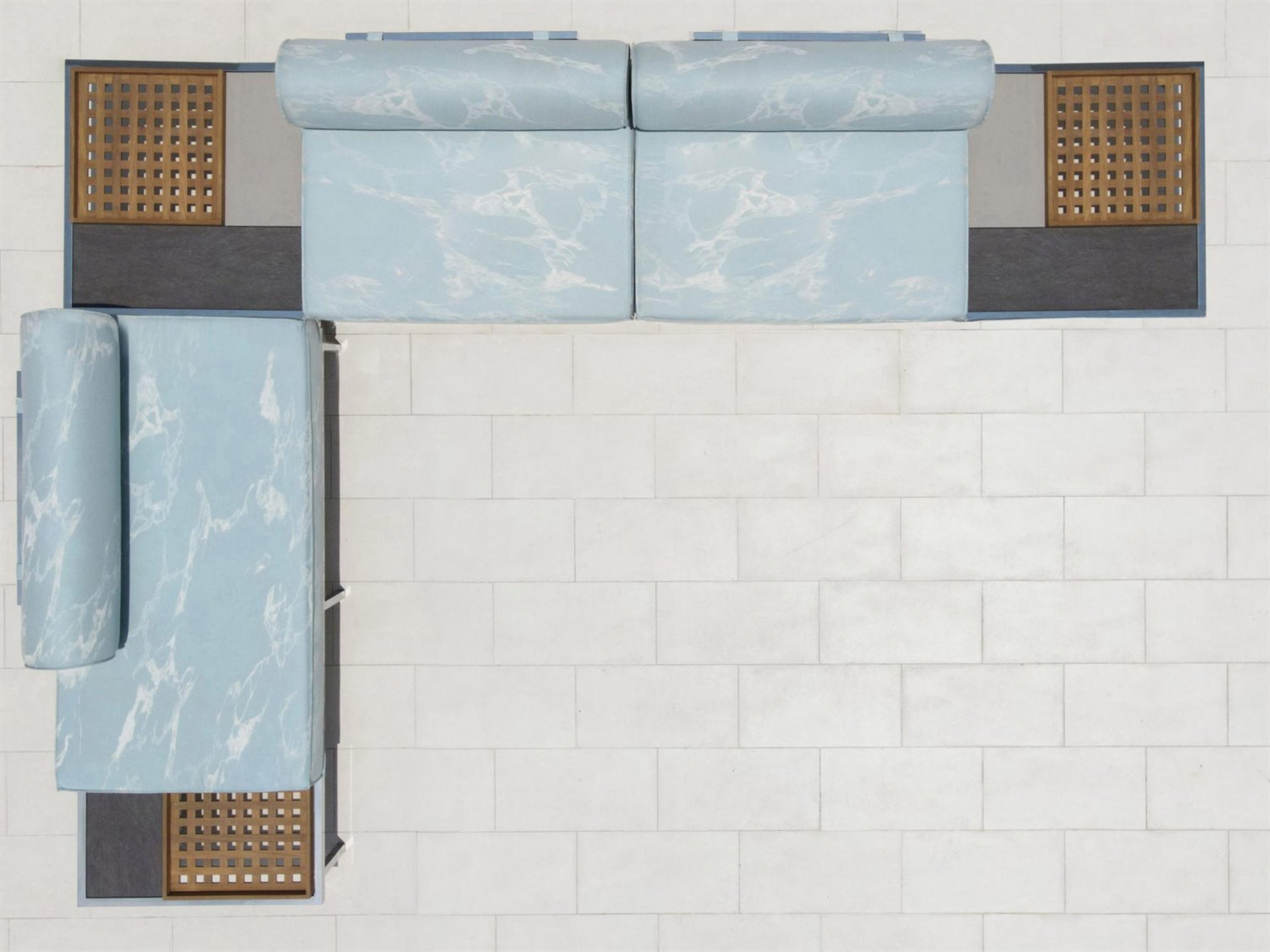 MamaGreen Albatross 316 Stainless Steel Sectional Outdoor Patio Lounge Set