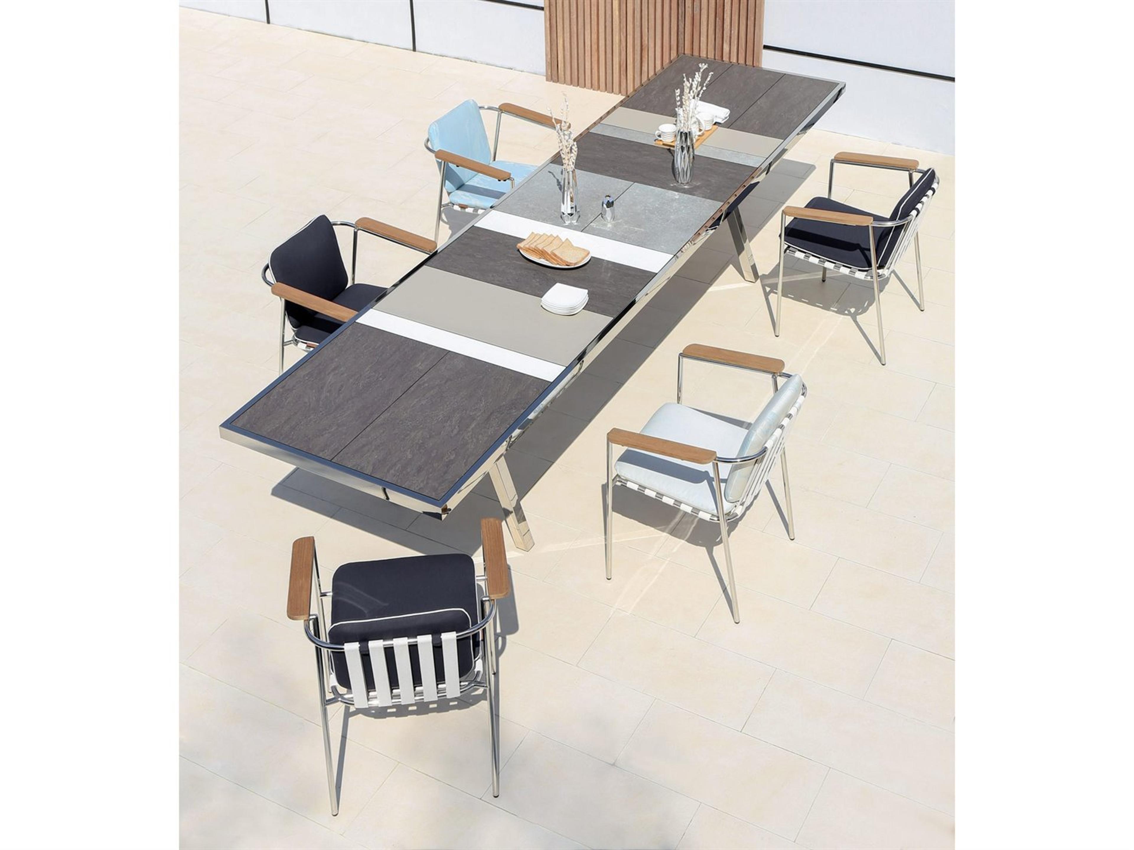 MamaGreen Albatross Stainless Steel Outdoor Dining Set
