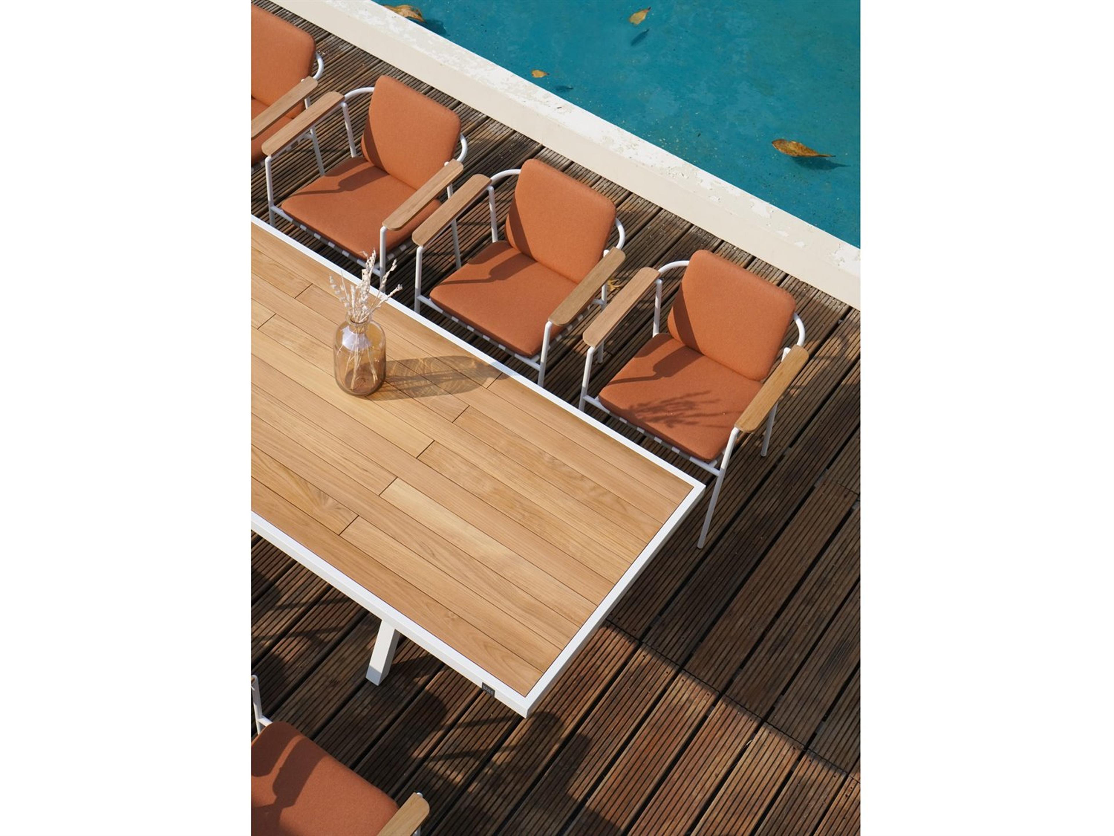 MamaGreen Albatross Stainless Steel Outdoor Patio Dining Set