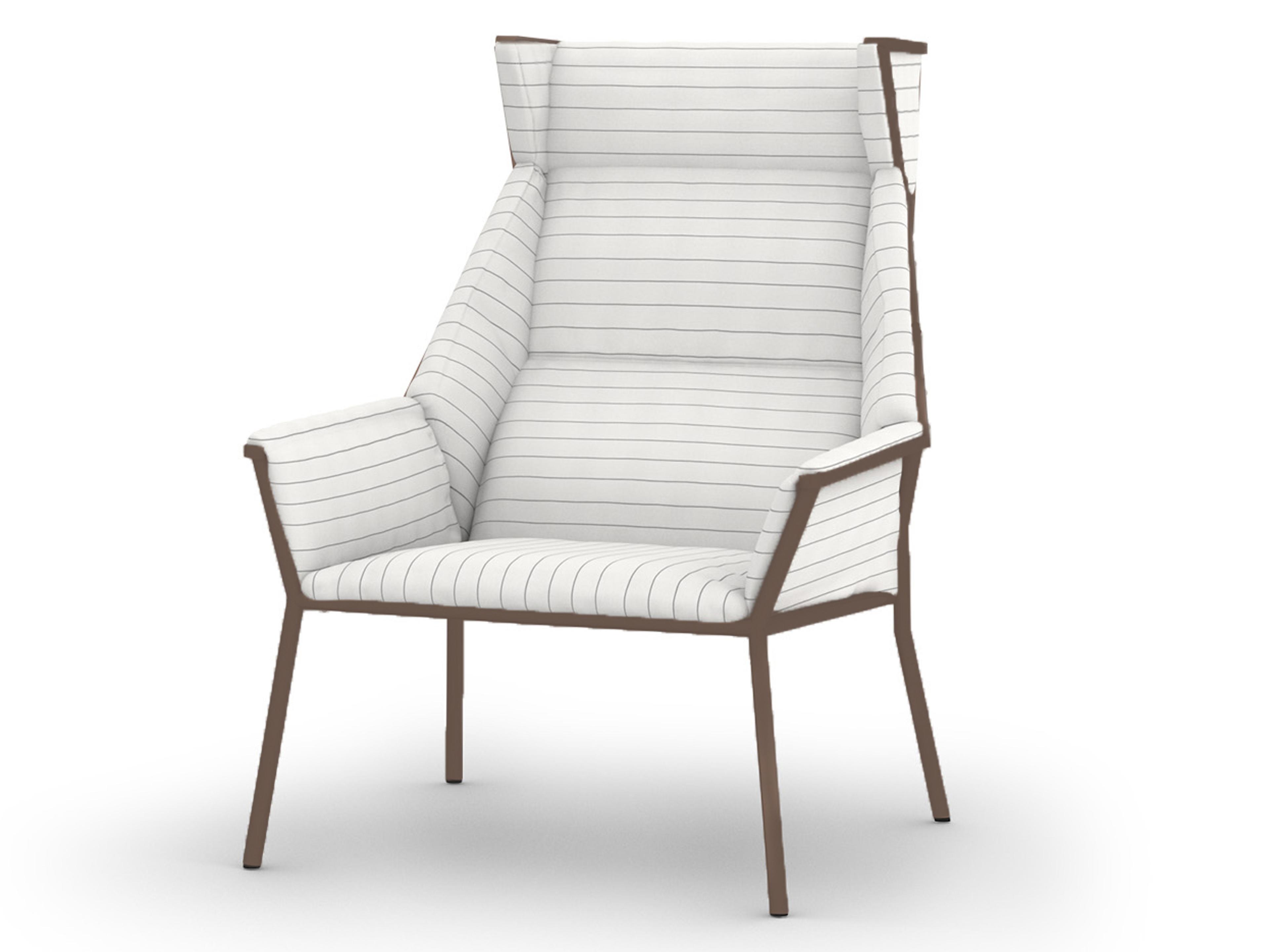MamaGreen Andy Quick Ship Aluminum High Back Patio Lounge Chair