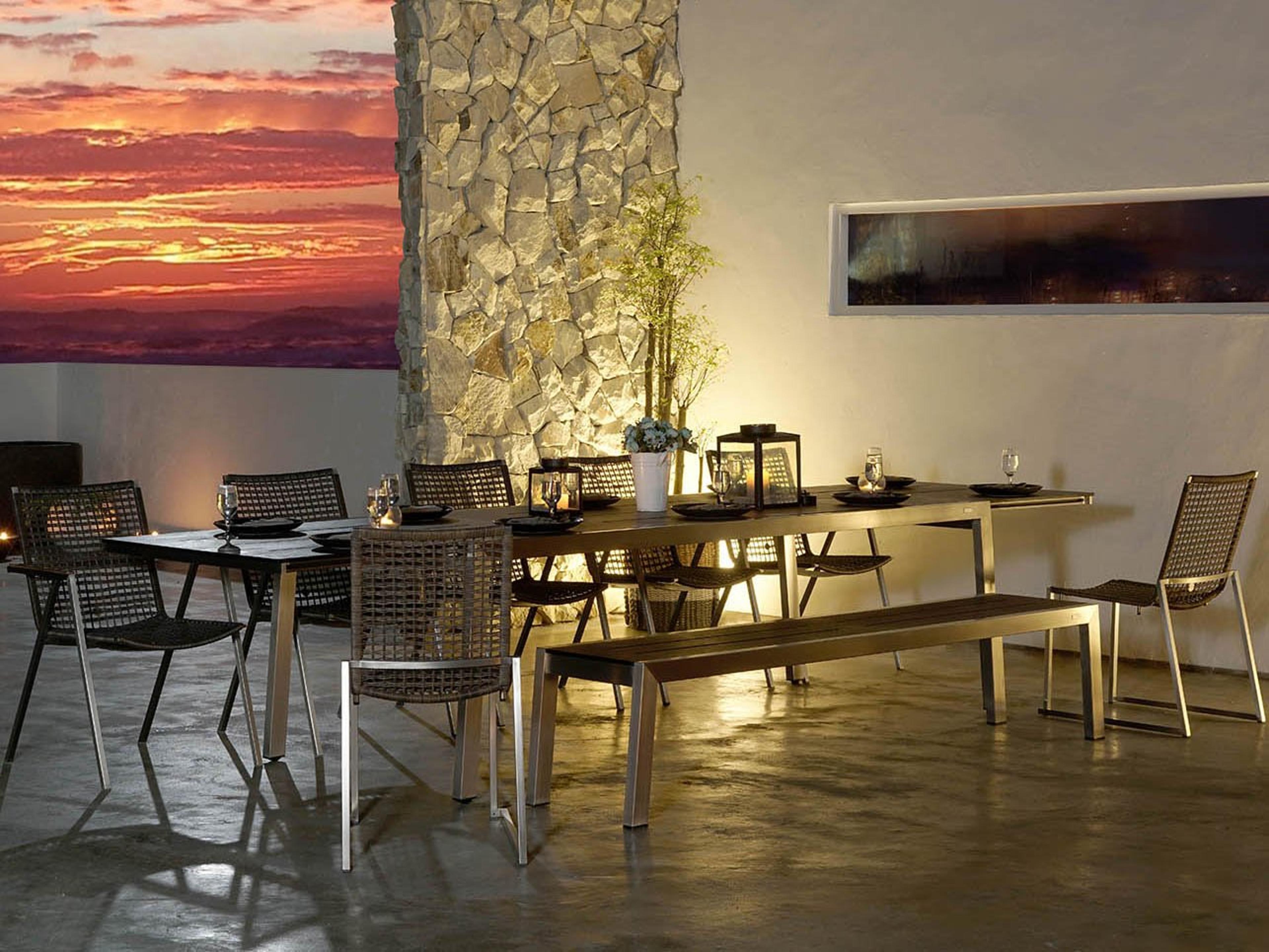 MamaGreen Baia Stainless Steel Outdoor Dining Set