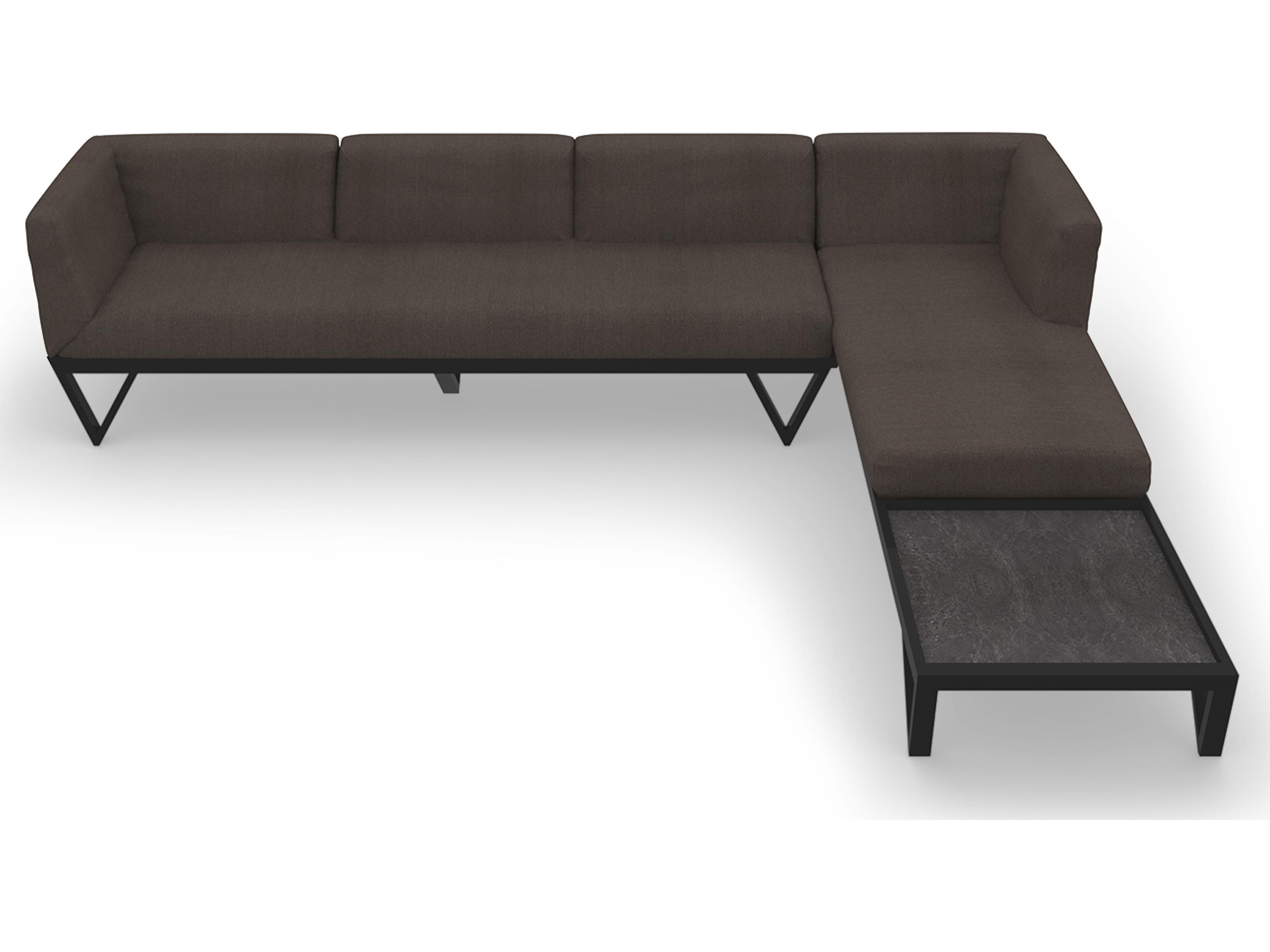 MamaGreen Bondi Belle Aluminum Sectional Patio Lounge Set