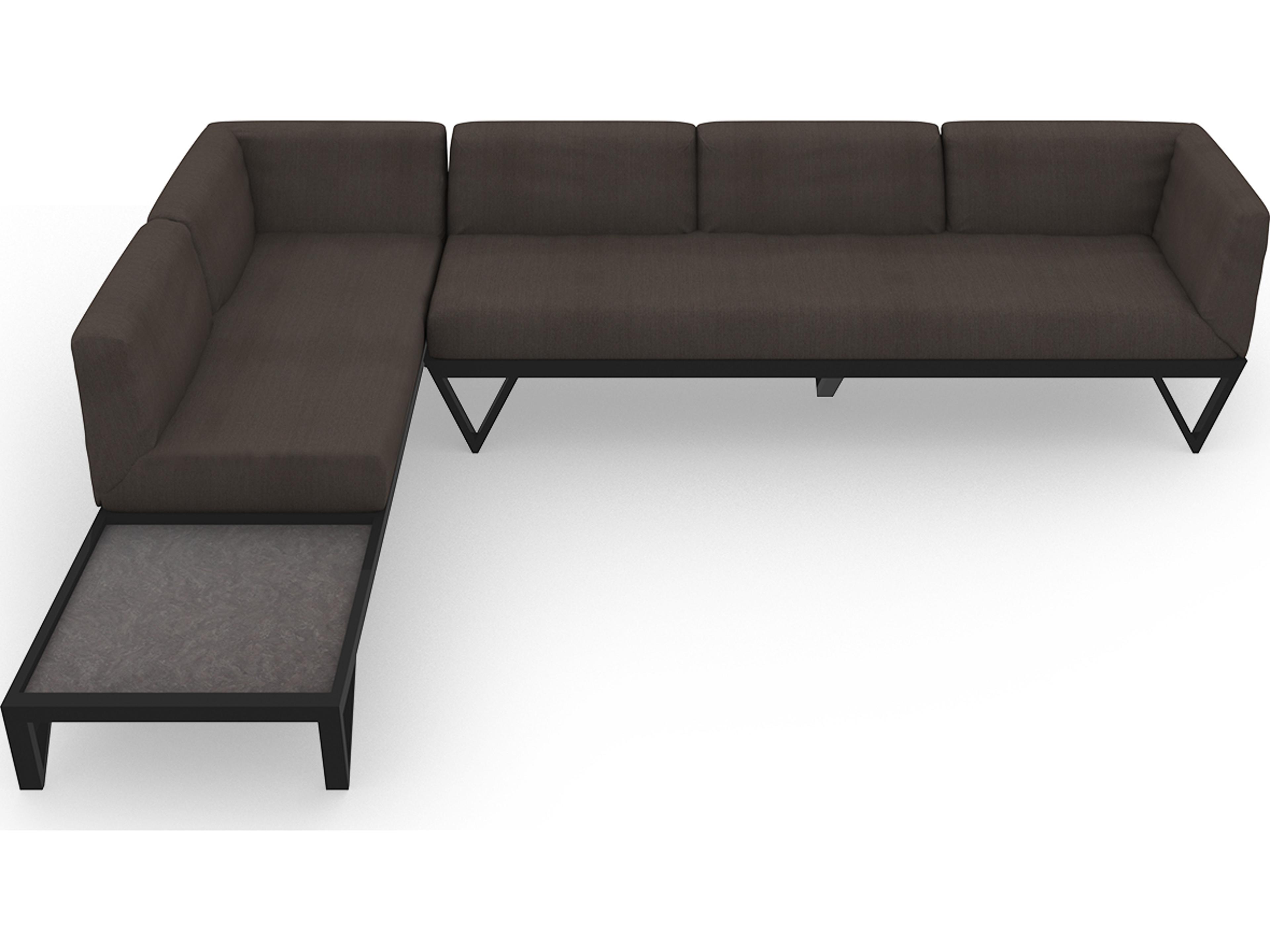 MamaGreen Bondi Belle Aluminum Sectional Outdoor Patio Lounge Set