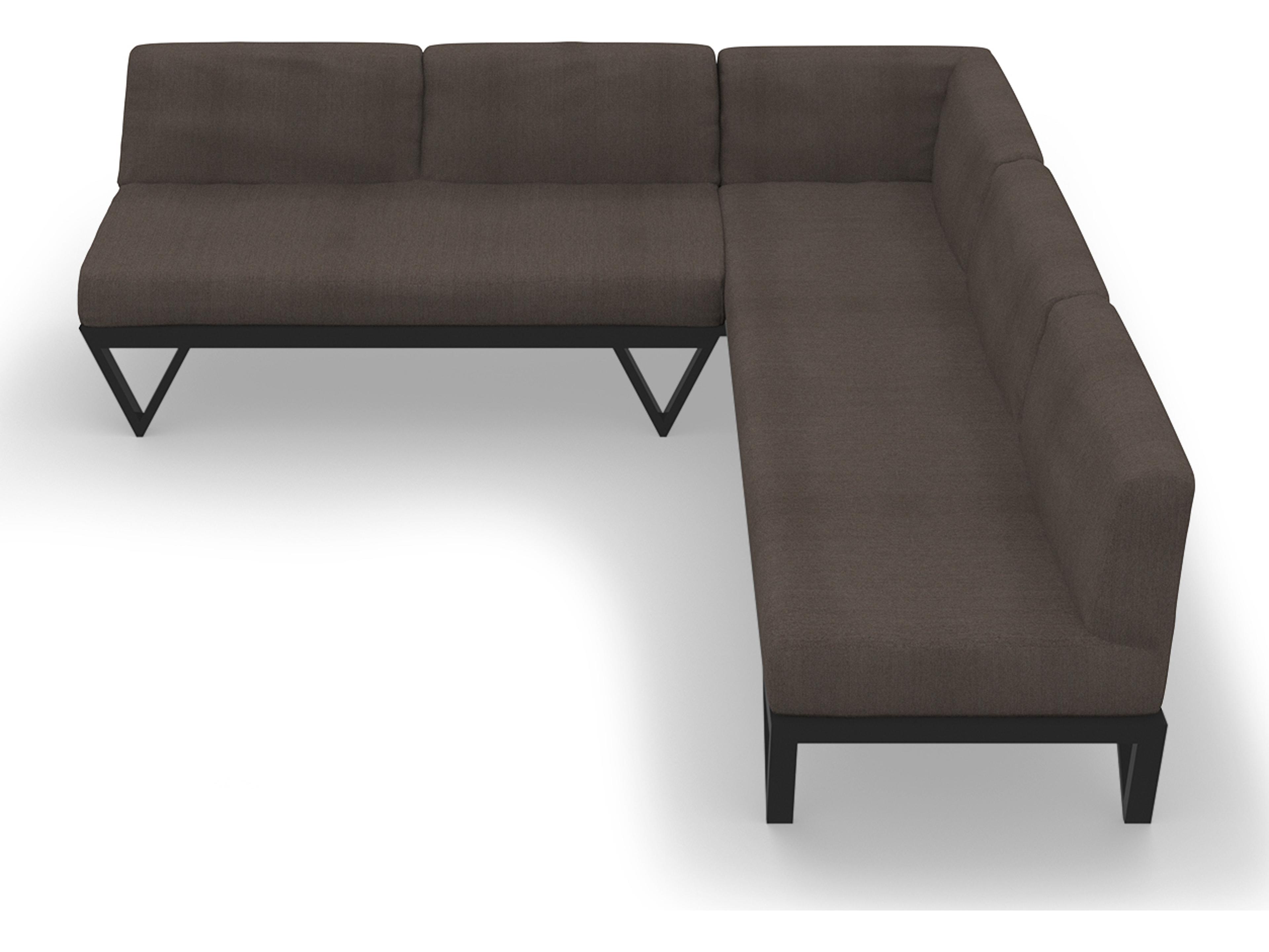 MamaGreen Bondi Belle Aluminum Sectional Outdoor Patio Lounge Set