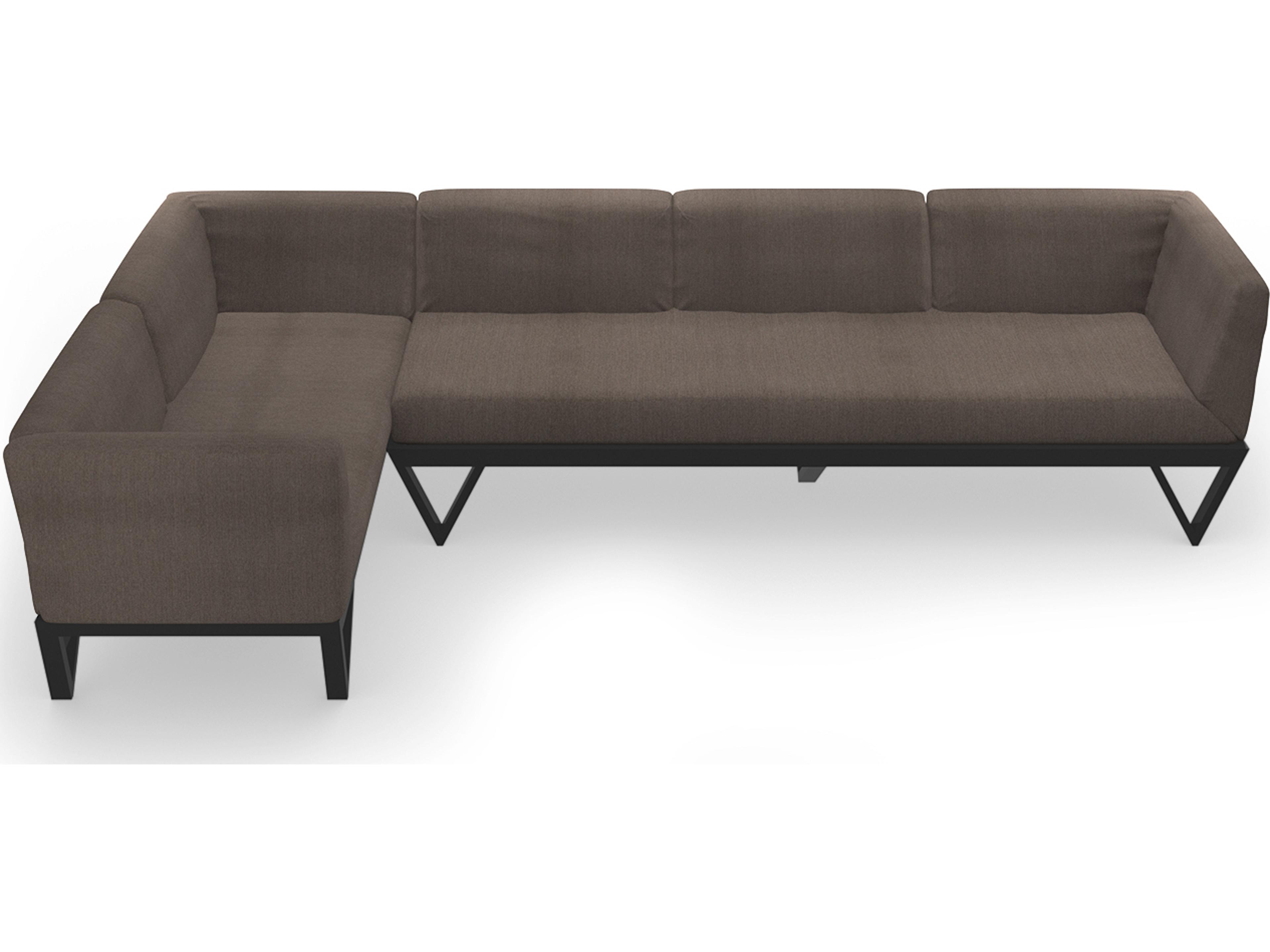 MamaGreen Bondi Belle Aluminum Sectional Outdoor Patio Lounge Set