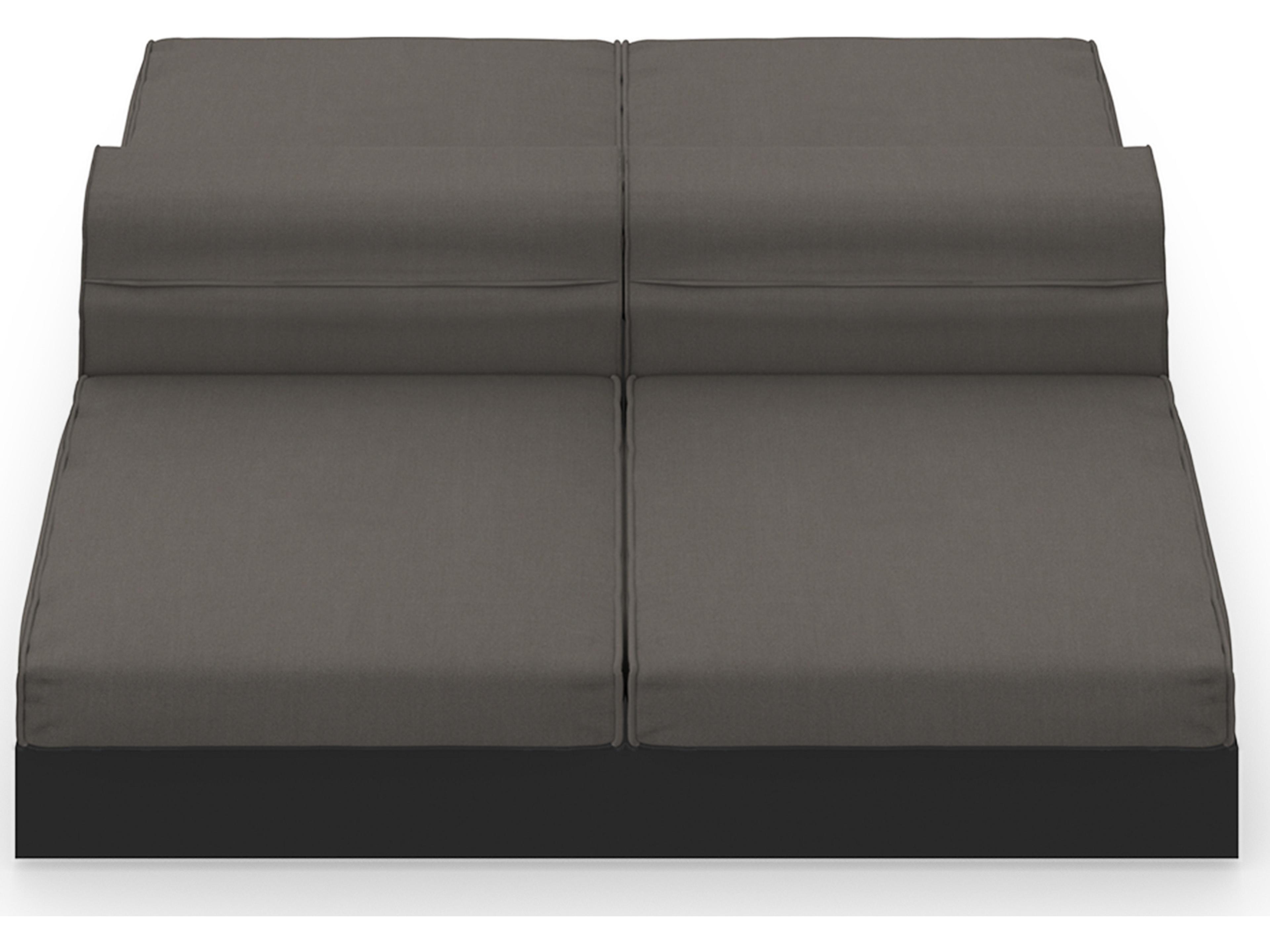 MamaGreen Boulevard Aluminum Double Sided Patio Lounge Set