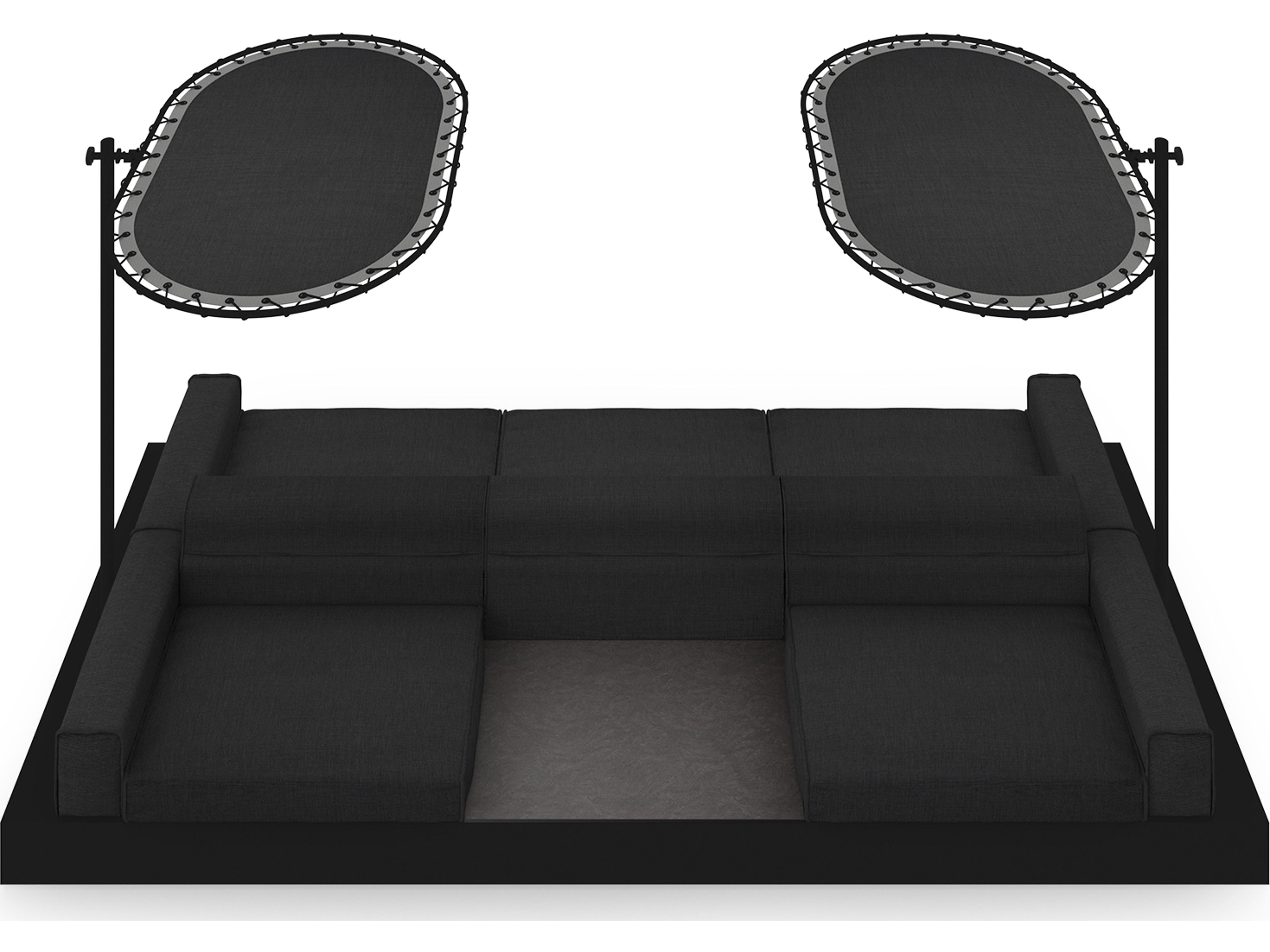 MamaGreen Boulevard Aluminum Double Sided Patio Lounge Set