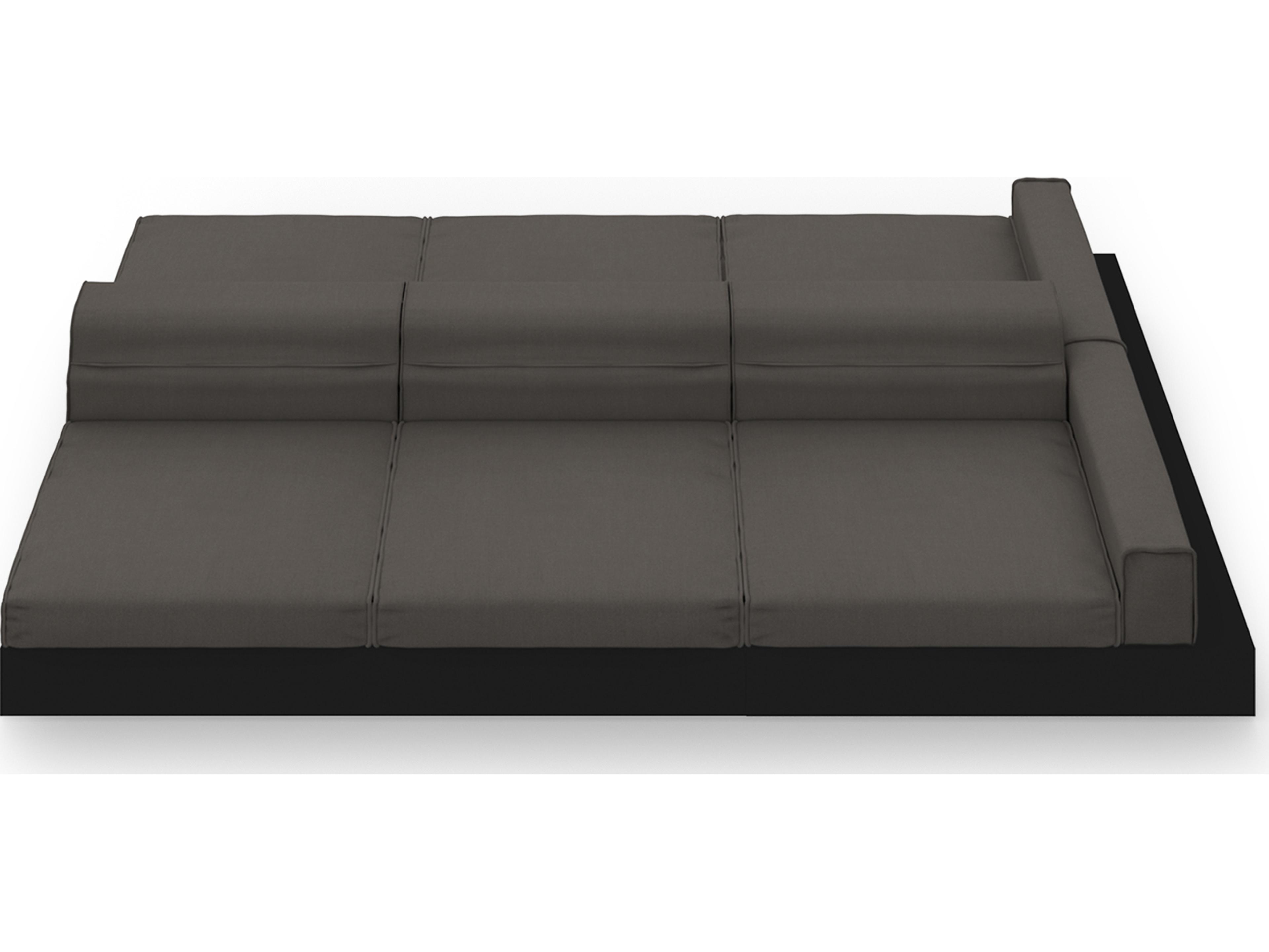 MamaGreen Boulevard Aluminum Double Sided Patio Lounge Set