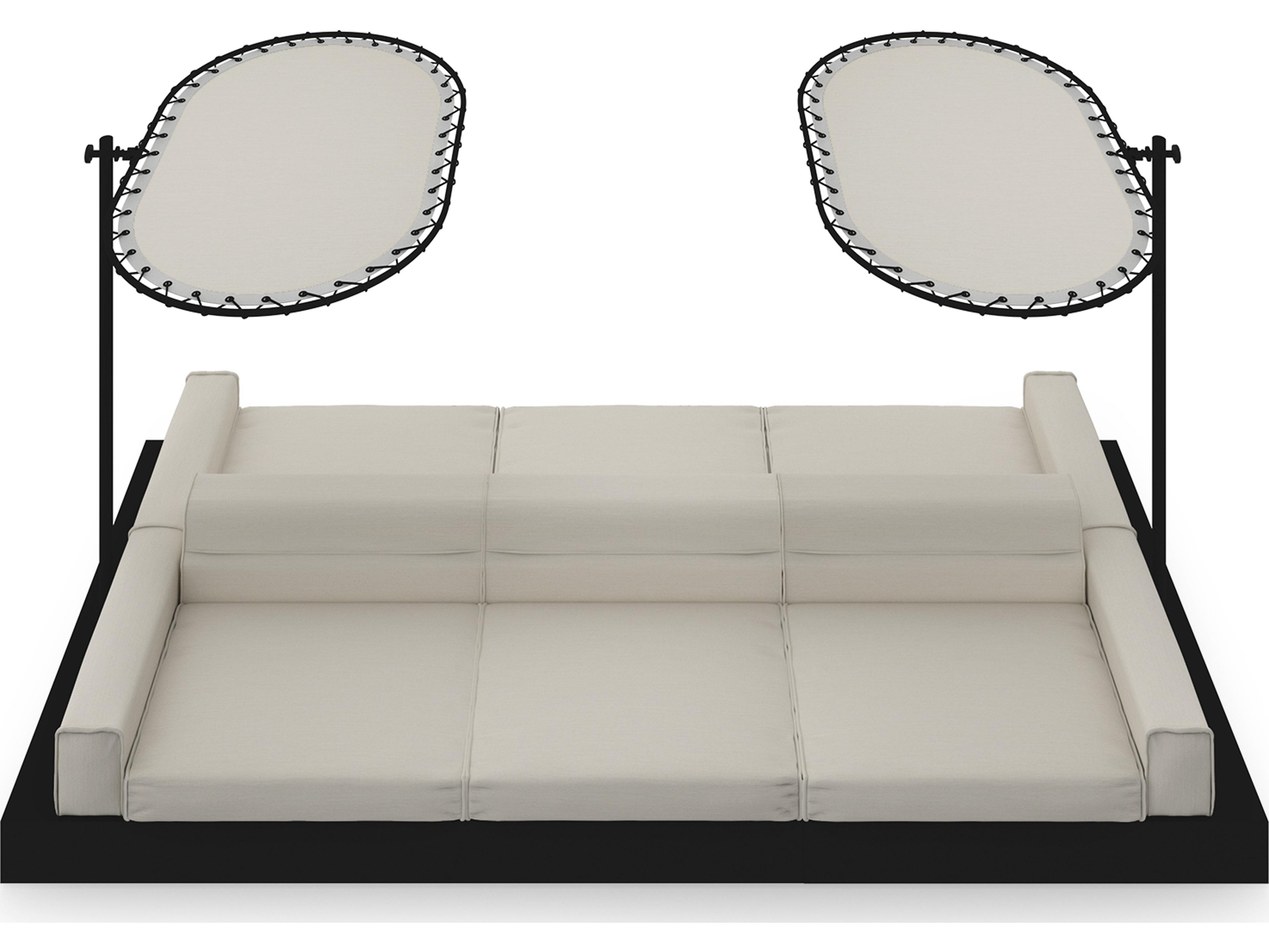 MamaGreen Boulevard Aluminum Double Sided Patio Lounge Set