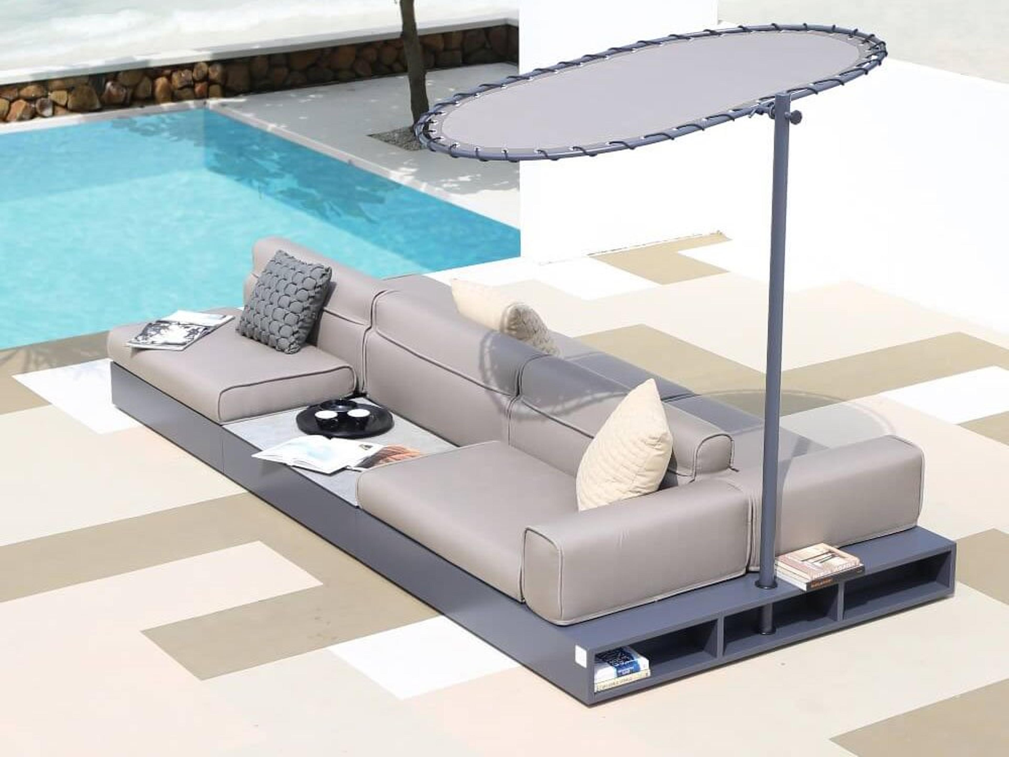 MamaGreen Boulevard Aluminum Sectional Patio Lounge Set