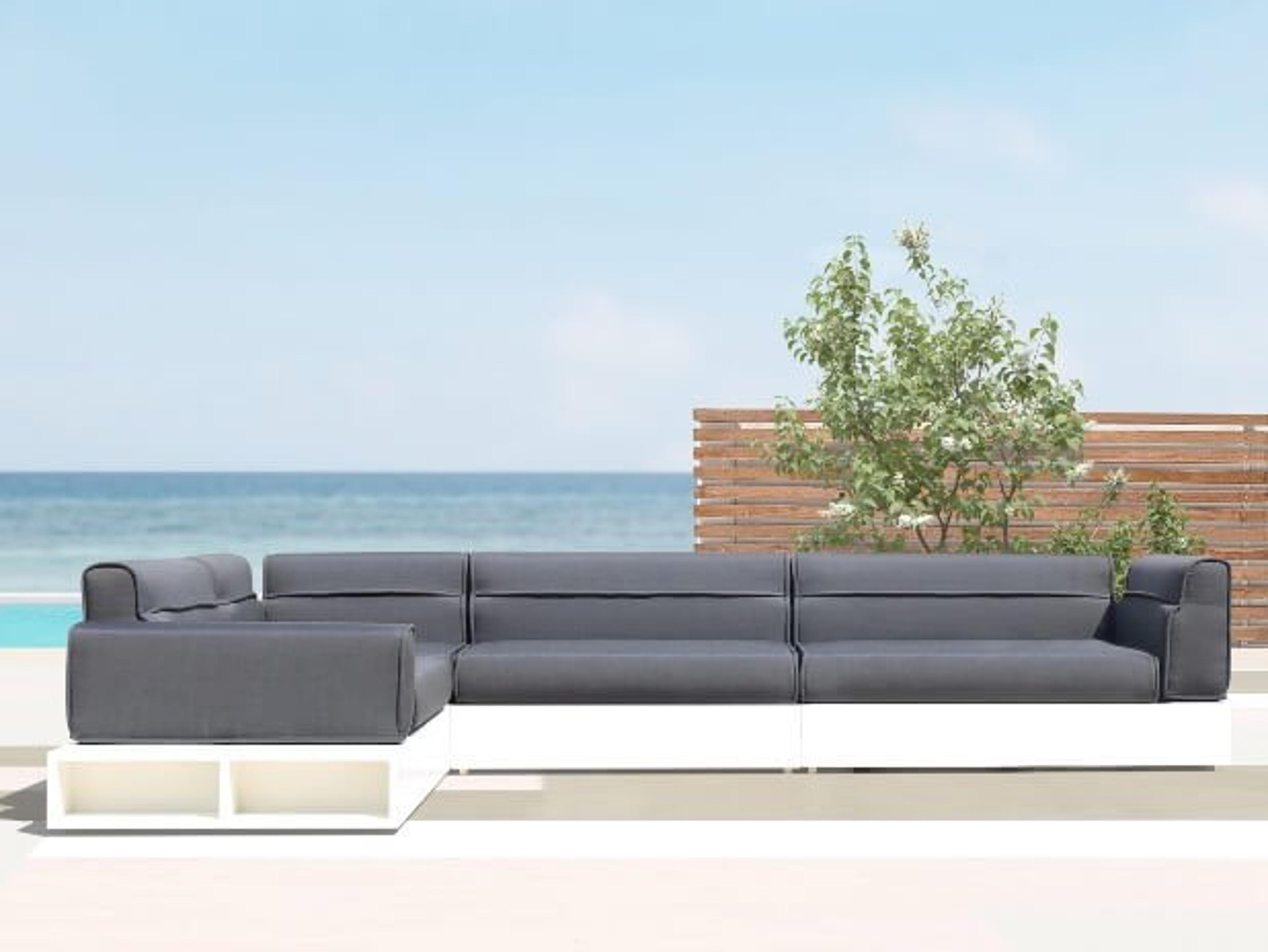 MamaGreen Boulevard Aluminum Sectional Outdoor Lounge Set