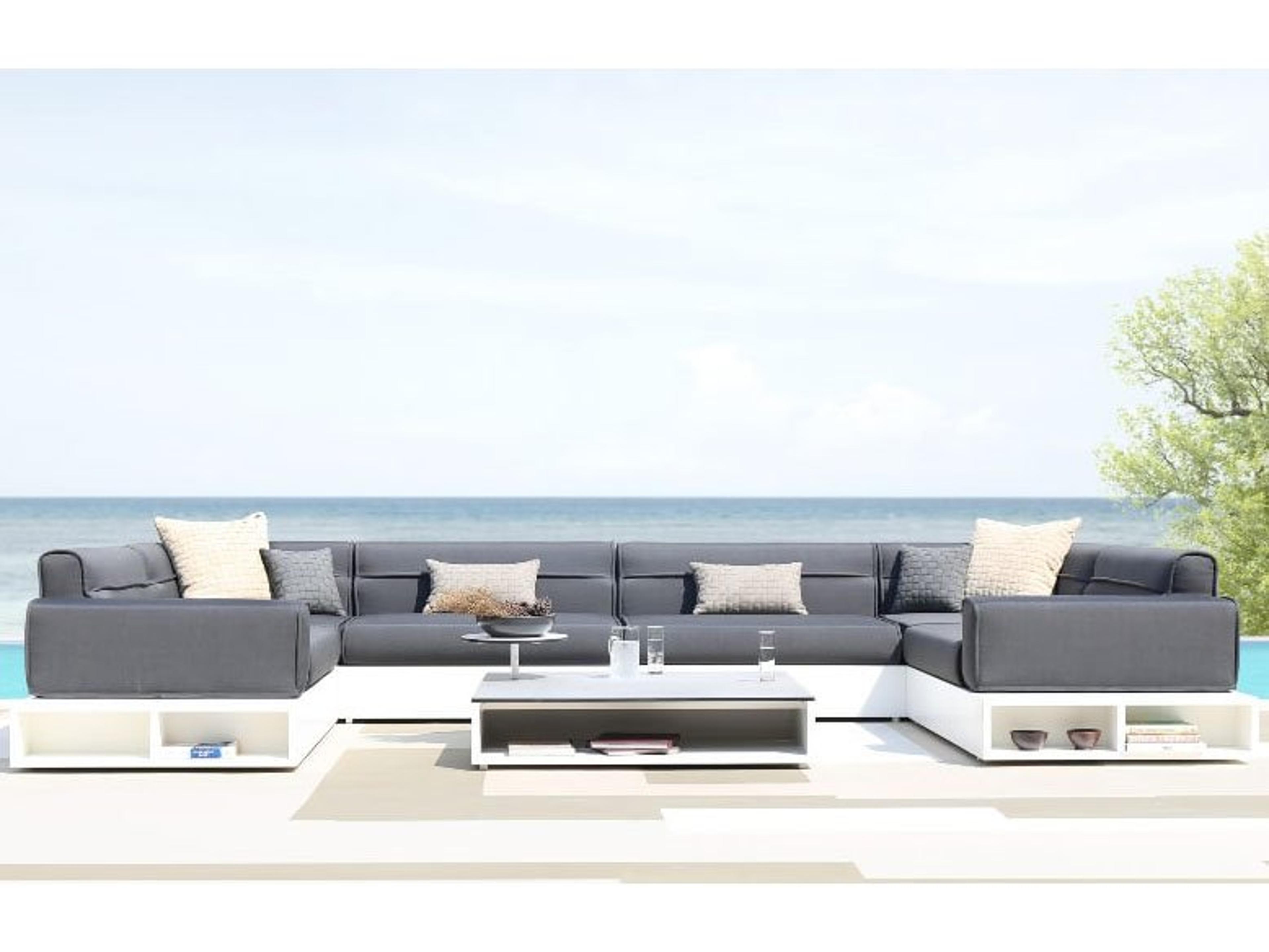 MamaGreen Boulevard Aluminum Sectional Outdoor Lounge Set