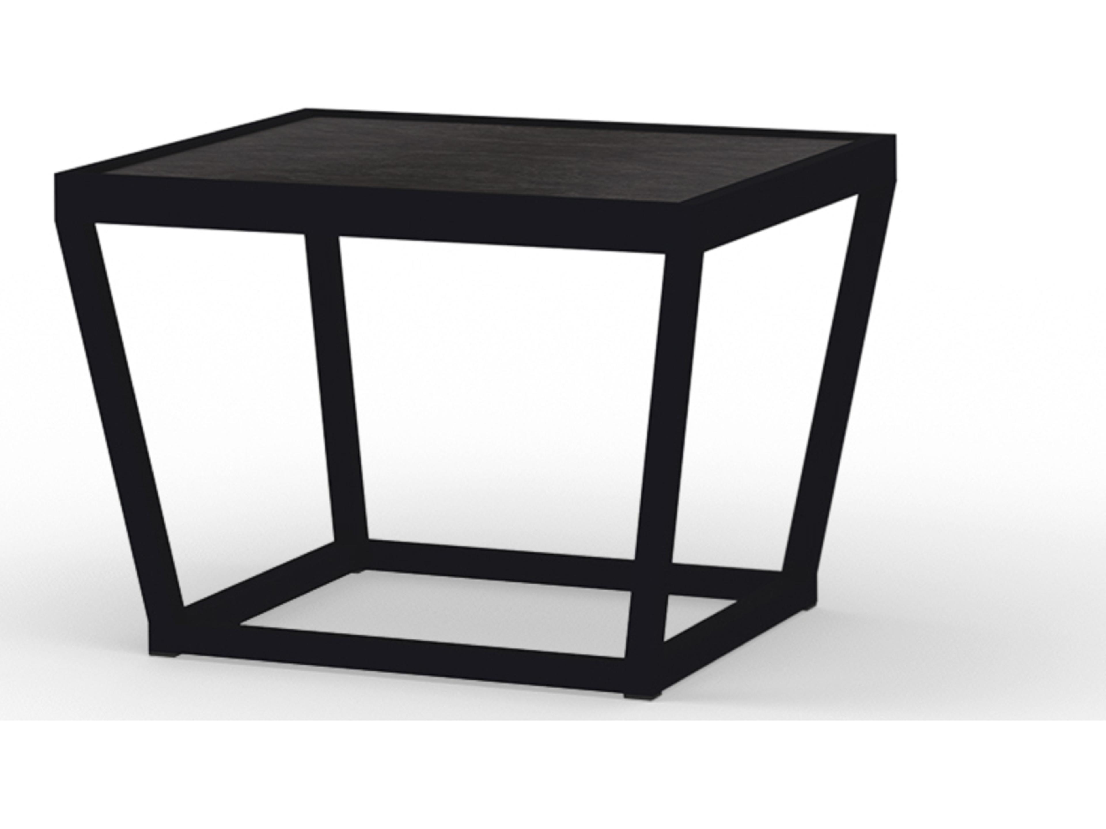 MamaGreen Bondi Aluminum Square HPL Top Square Patio Coffee Table