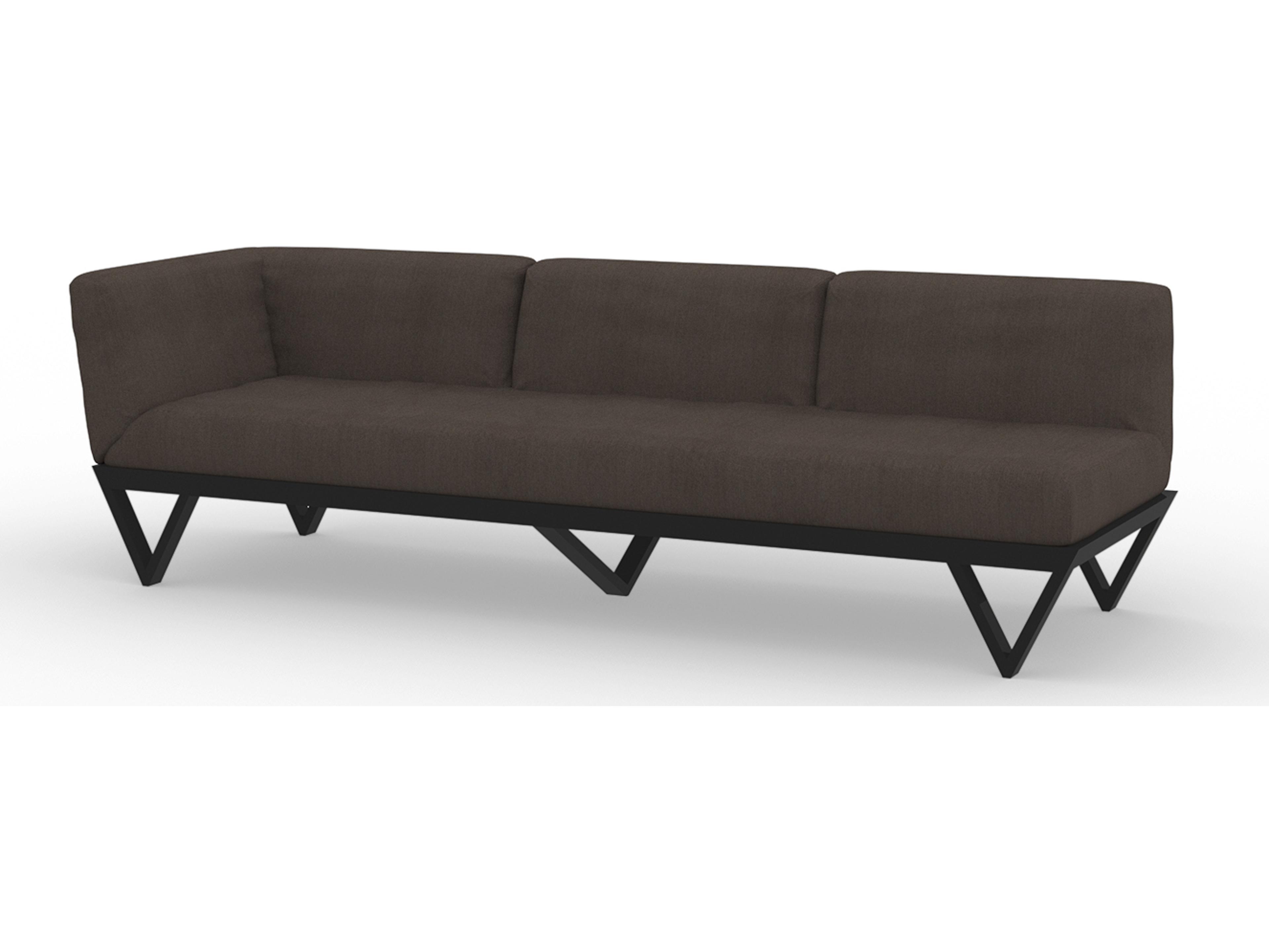MamaGreen Bondi Belle Aluminum Right Hand Arm Outdoor Patio Sofa
