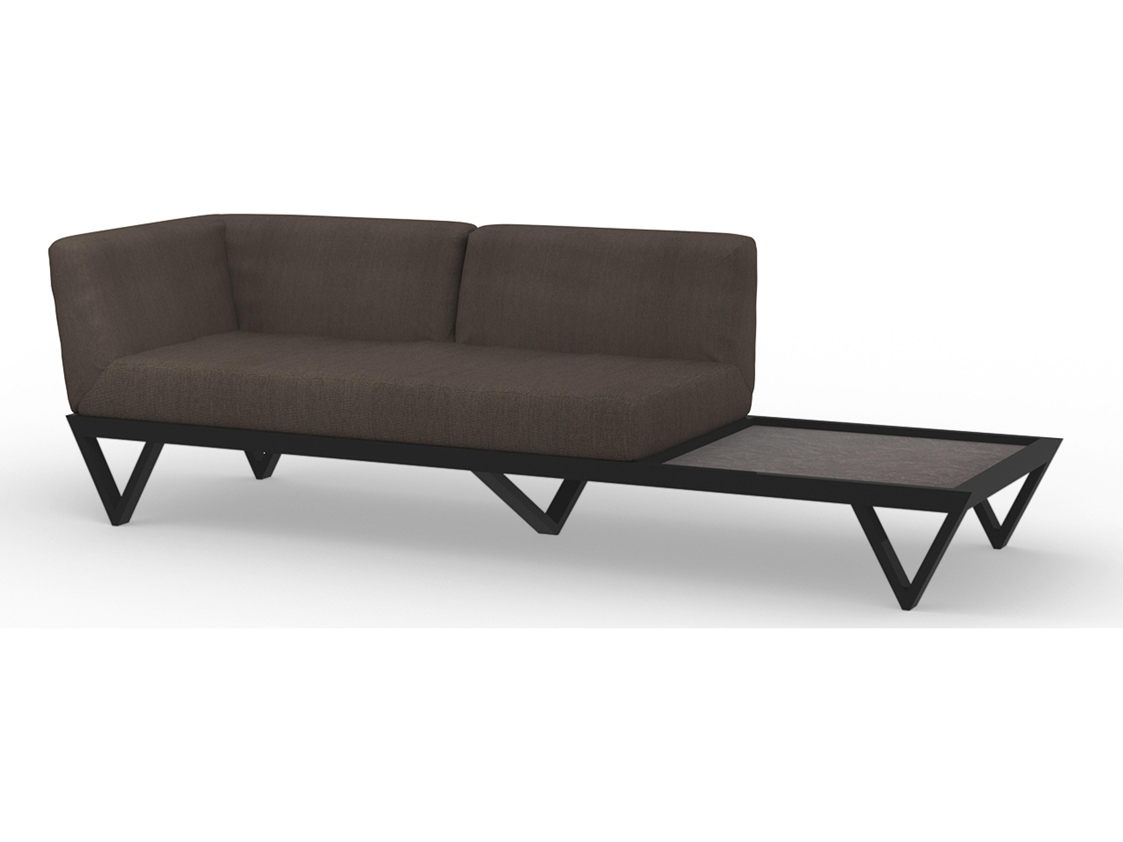 MamaGreen Bondi Belle Aluminum Outdoor Loveseat with HPL Table