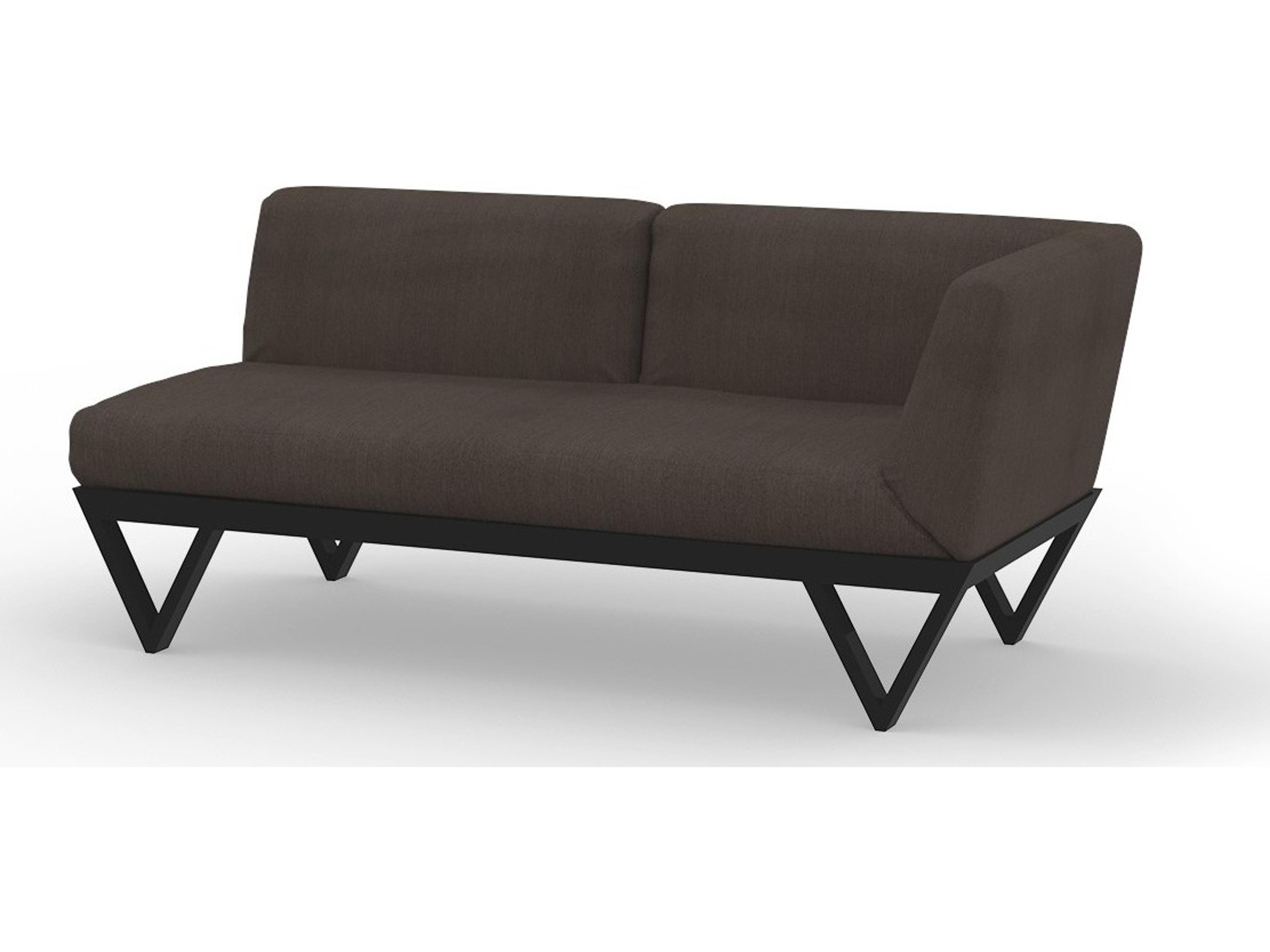 MamaGreen Bondi Belle Aluminum Left Hand Arm Patio Loveseat