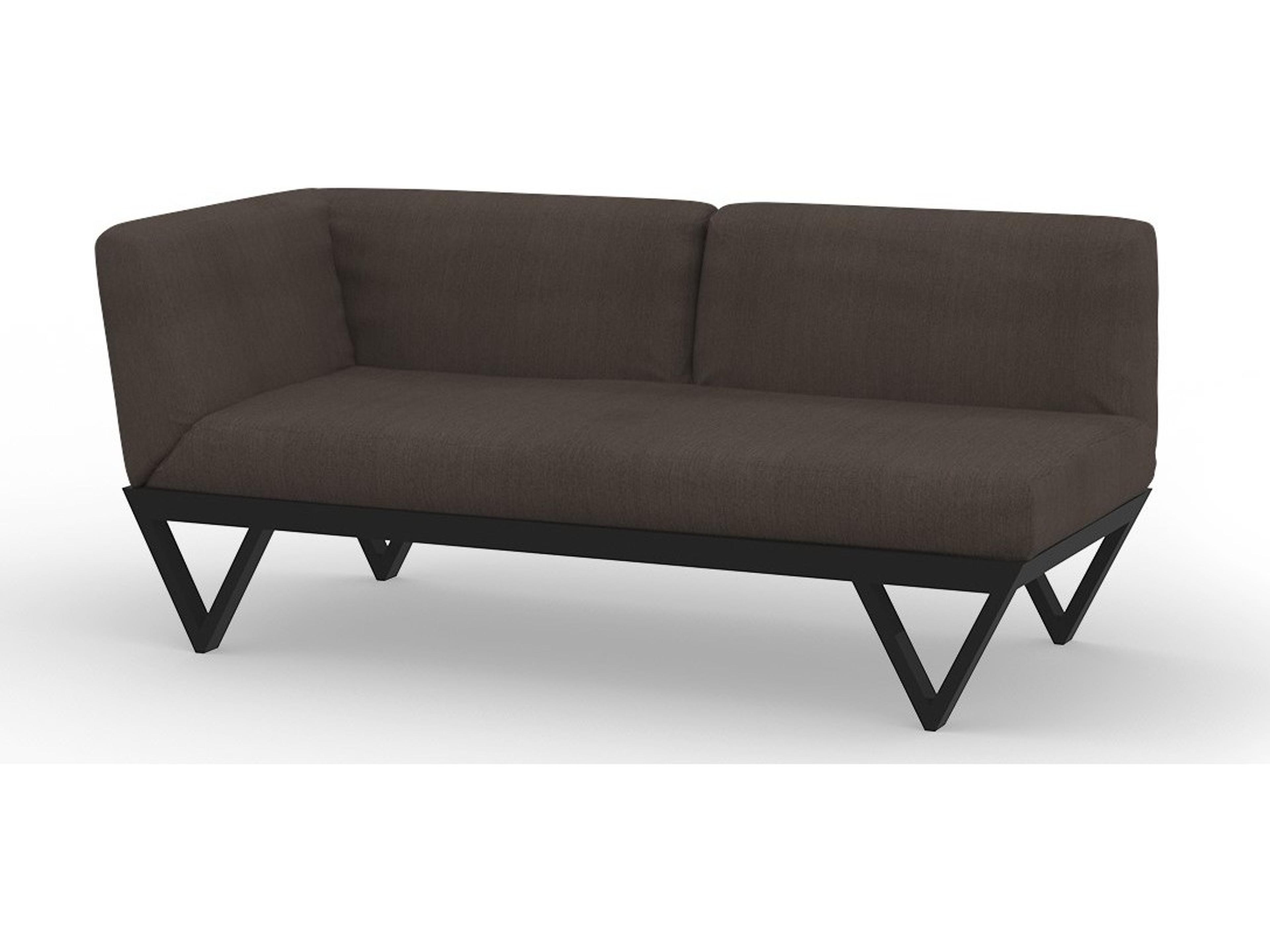 MamaGreen Bondi Belle Aluminum Right Hand Arm Outdoor Loveseat