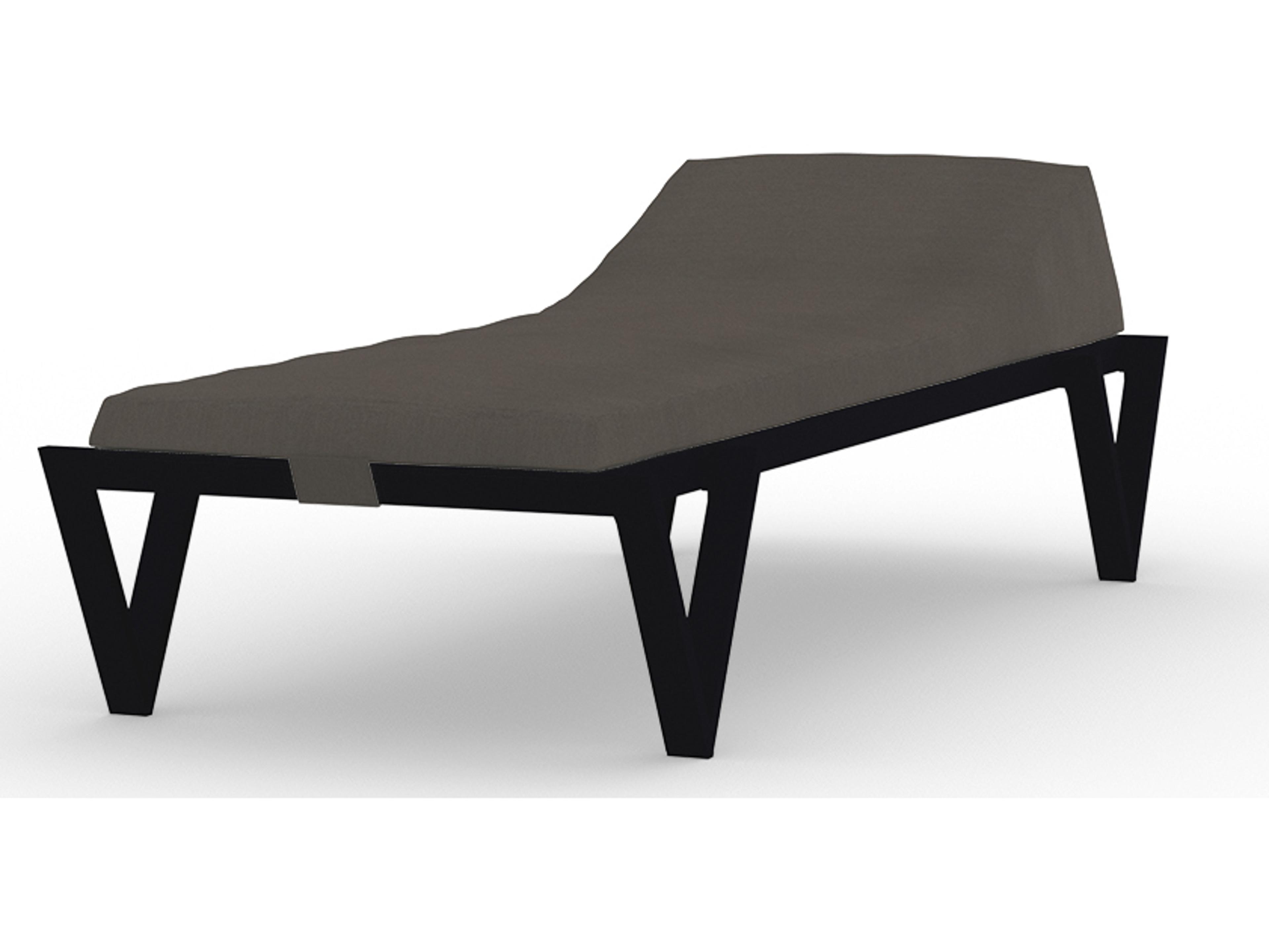 MamaGreen Bondi Aluminum Sunbed Outdoor Patio Chaise Lounge