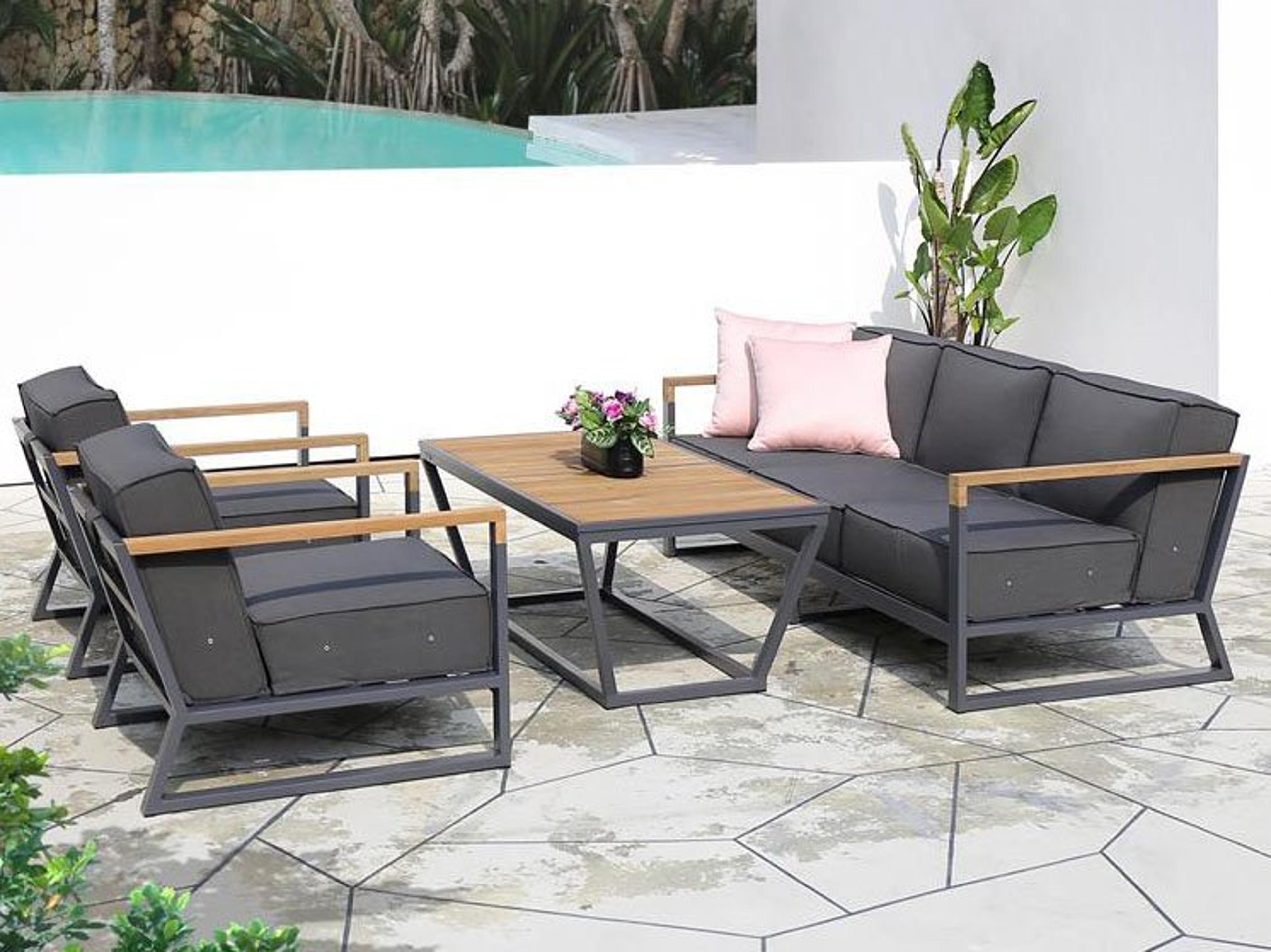 MamaGreen Bondi Beau Aluminum Patio Lounge Set
