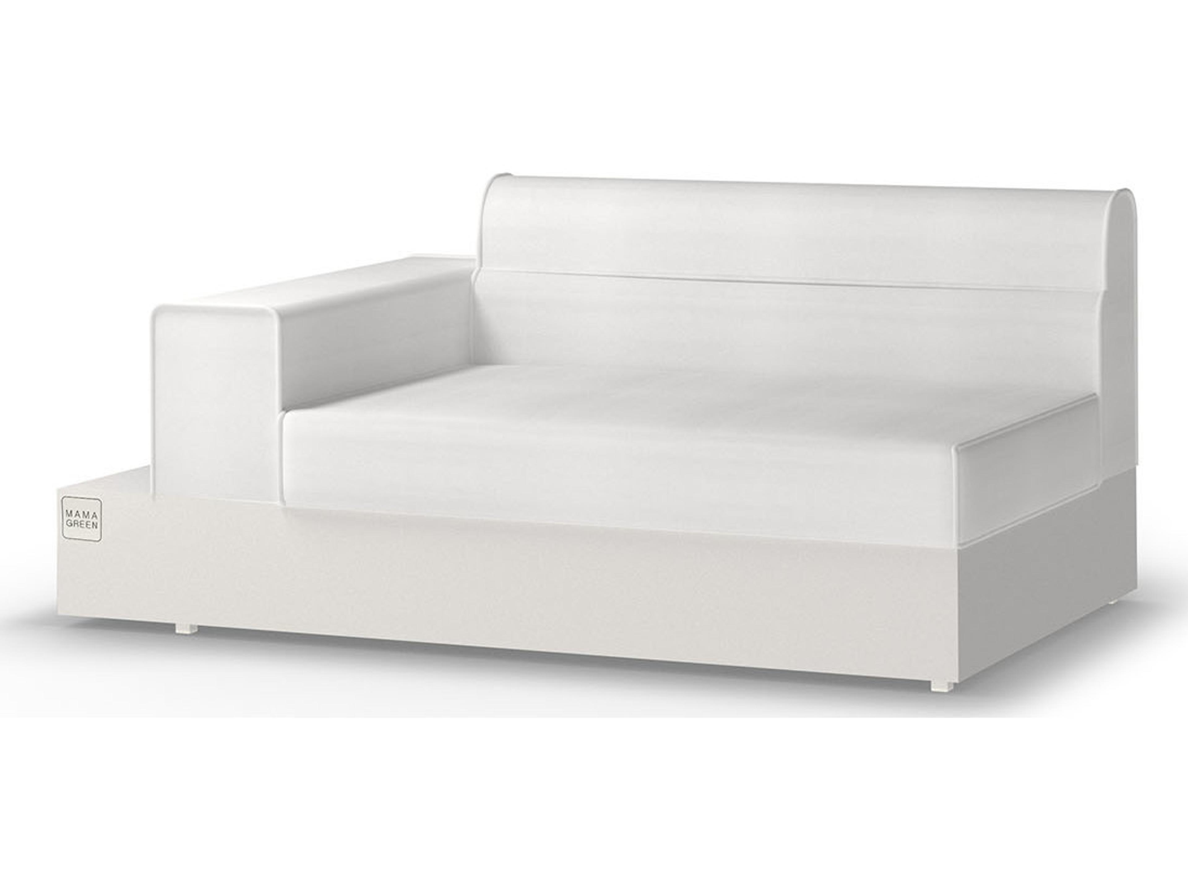 MamaGreen Boulevard Aluminum Right Hand End Outdoor Lounge Chair