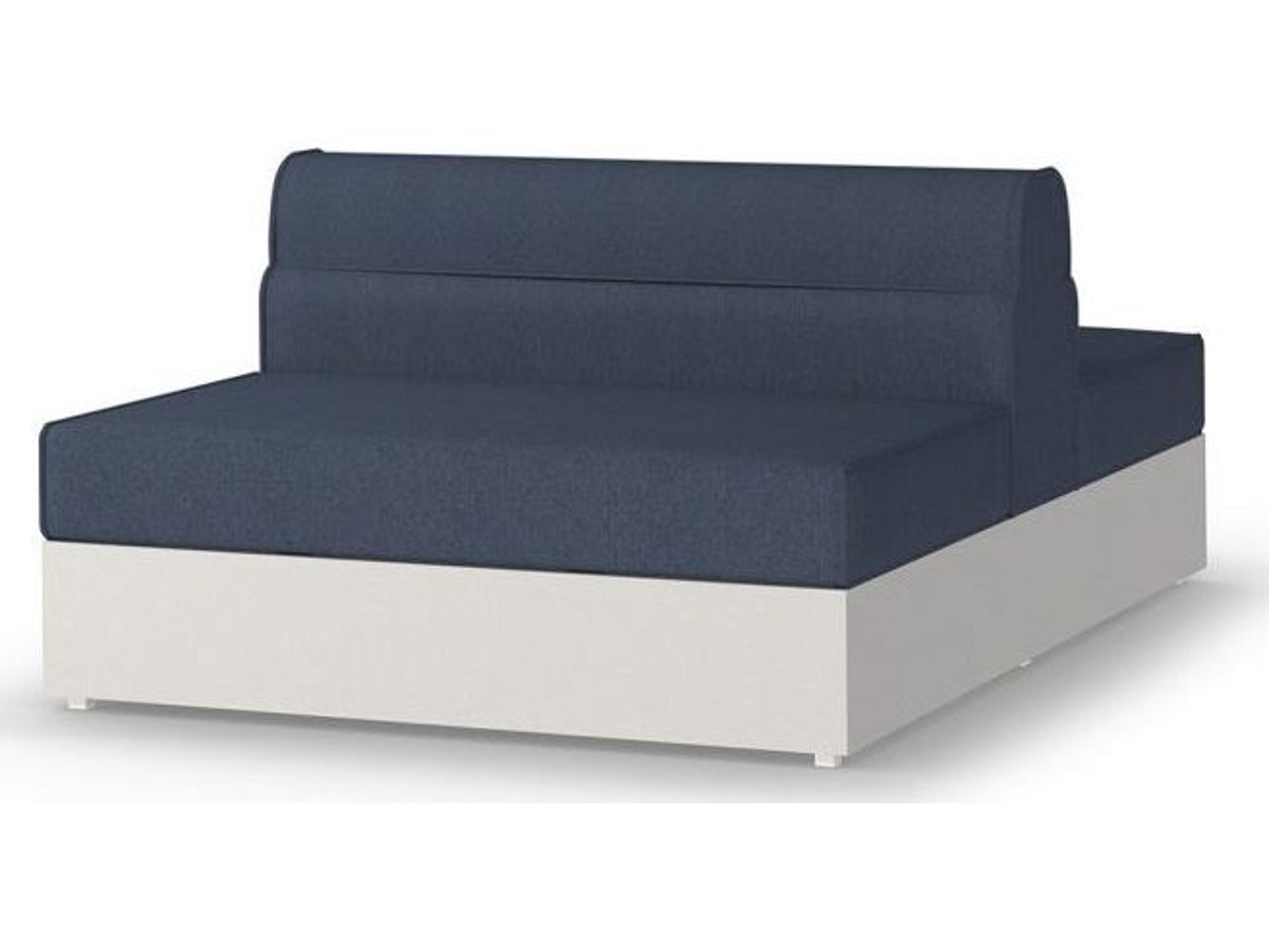 MamaGreen Boulevard Aluminum Modular Double Sided Outdoor Patio Lounge Chair