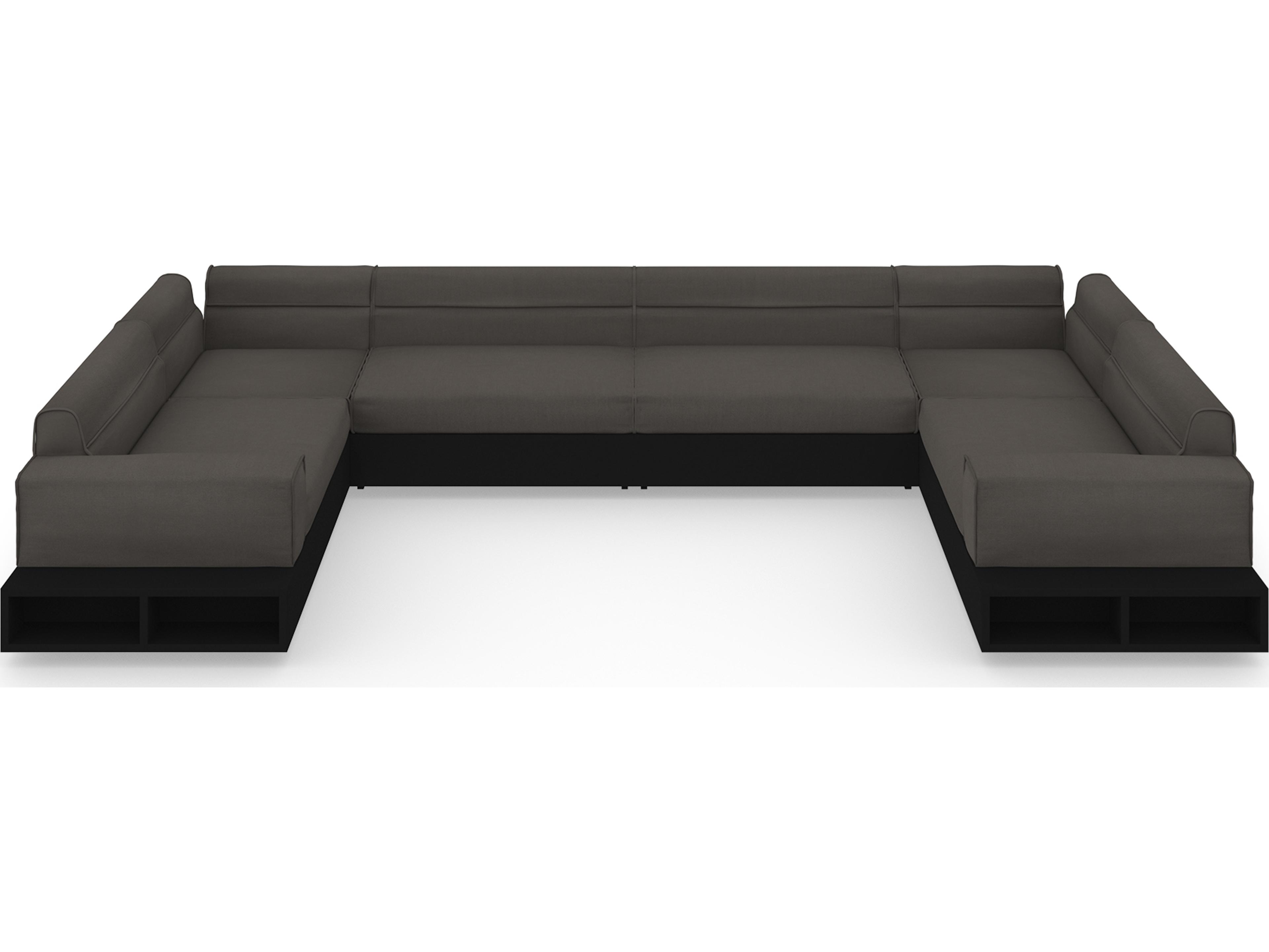 MamaGreen Boulevard Aluminum Sectional Outdoor Patio Lounge Set