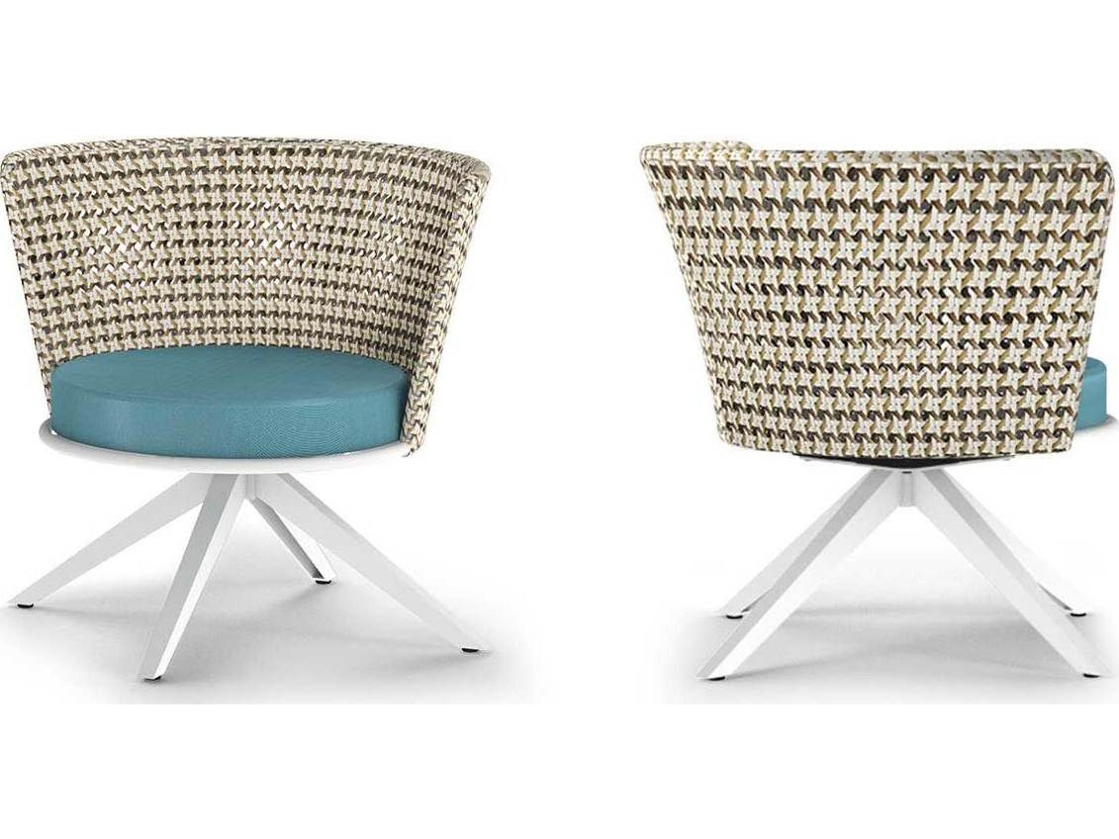 MamaGreen Daisy Mae Aluminum Wicker Swivel Outdoor Patio Lounge Chair