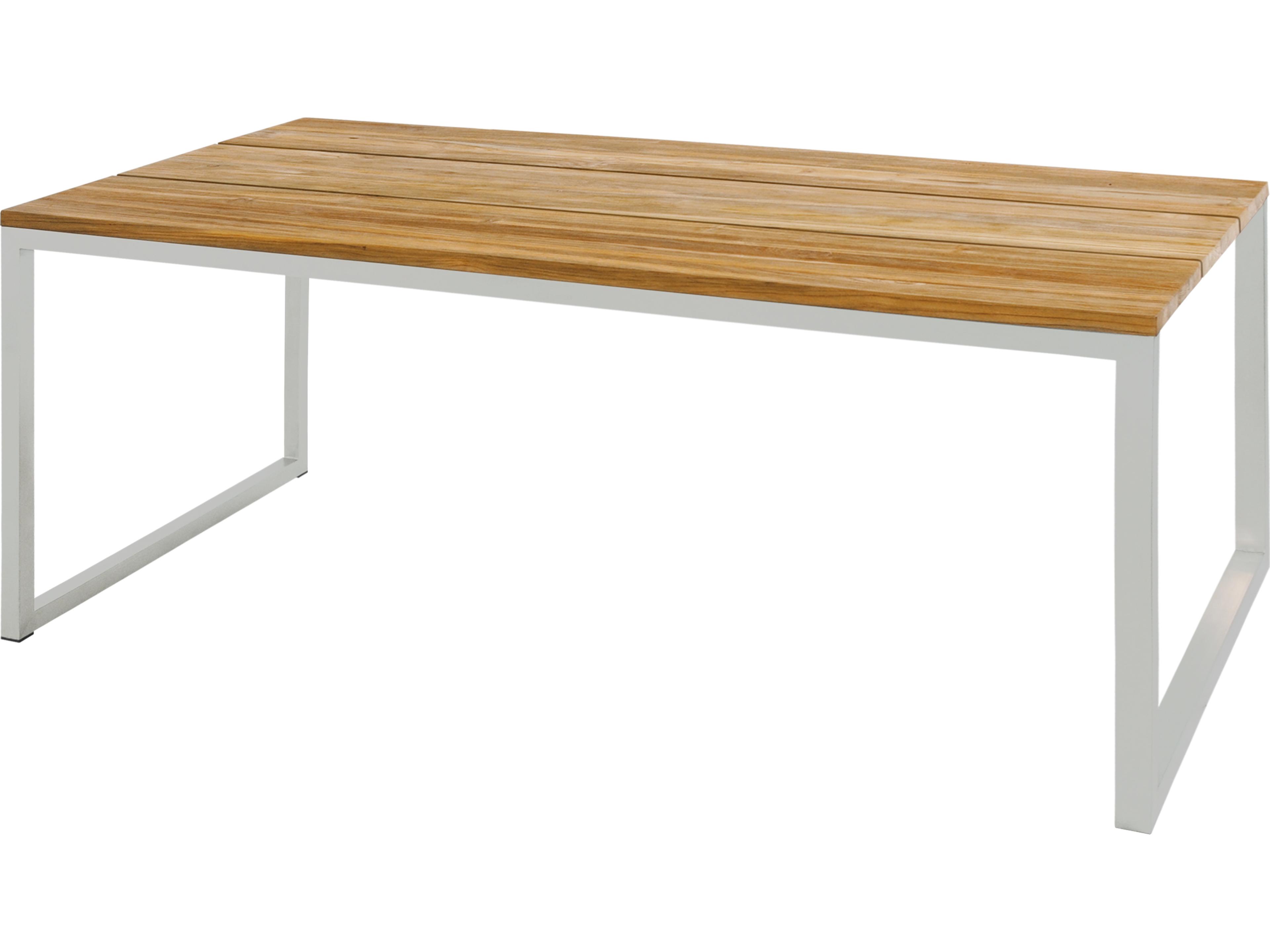 MamaGreen Oko Steel Rectangular Outdoor Patio Dining Table