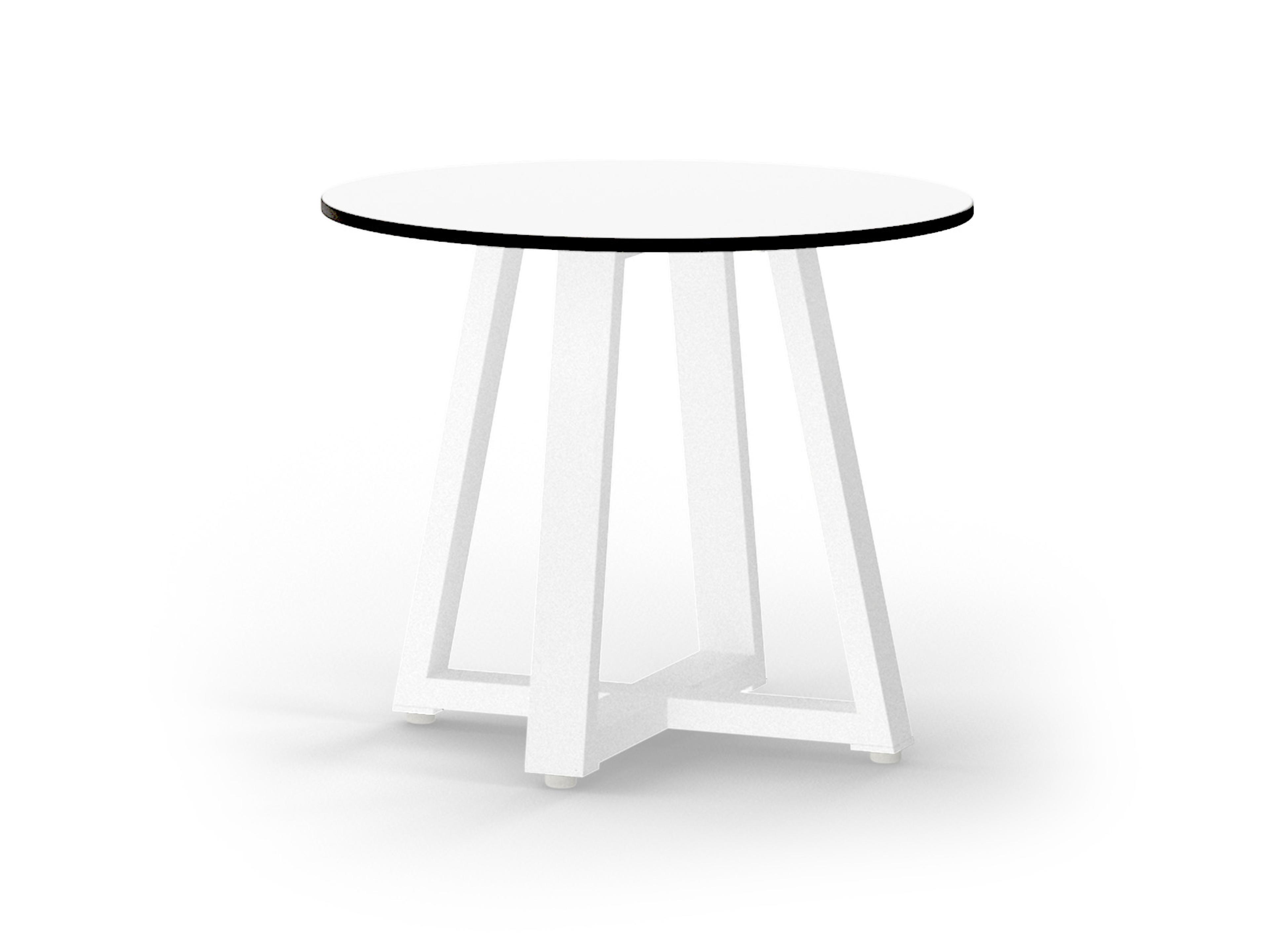 MamaGreen Mono Quick Ship Aluminum Round Patio Coffee Table