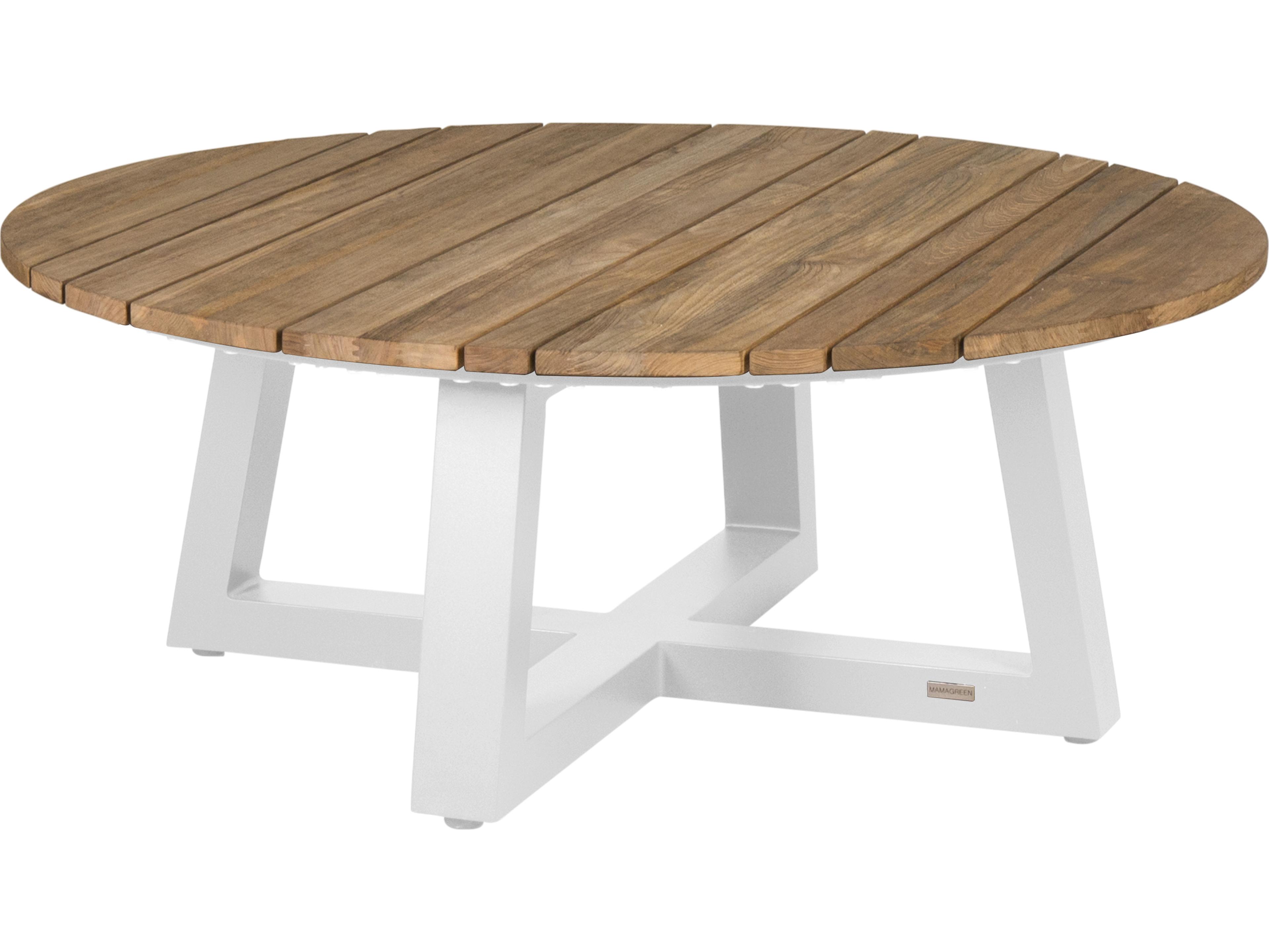 MamaGreen Mono Aluminum Round Patio Chat Table