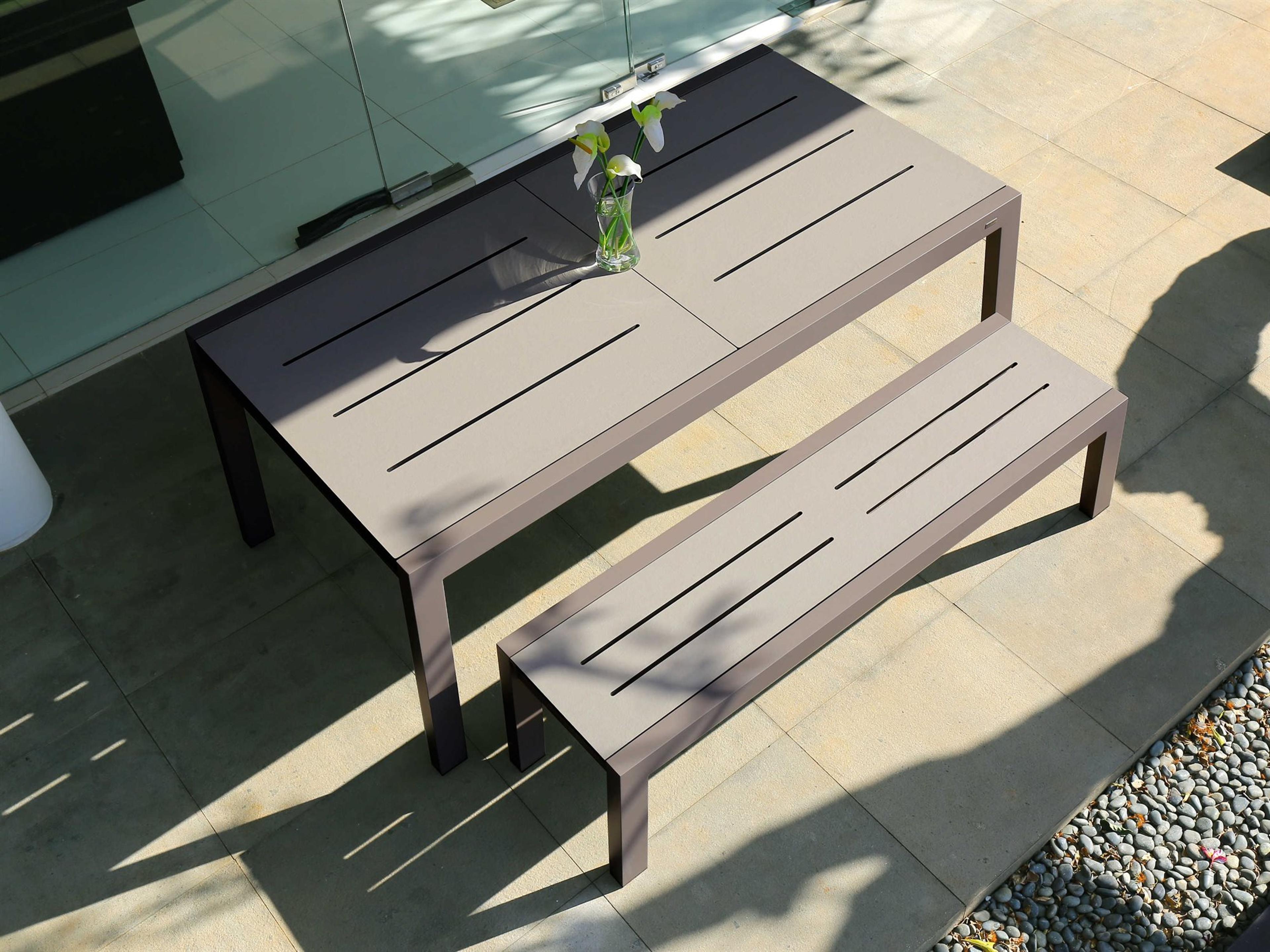 Baia Aluminum Outdoor Patio Dining Set