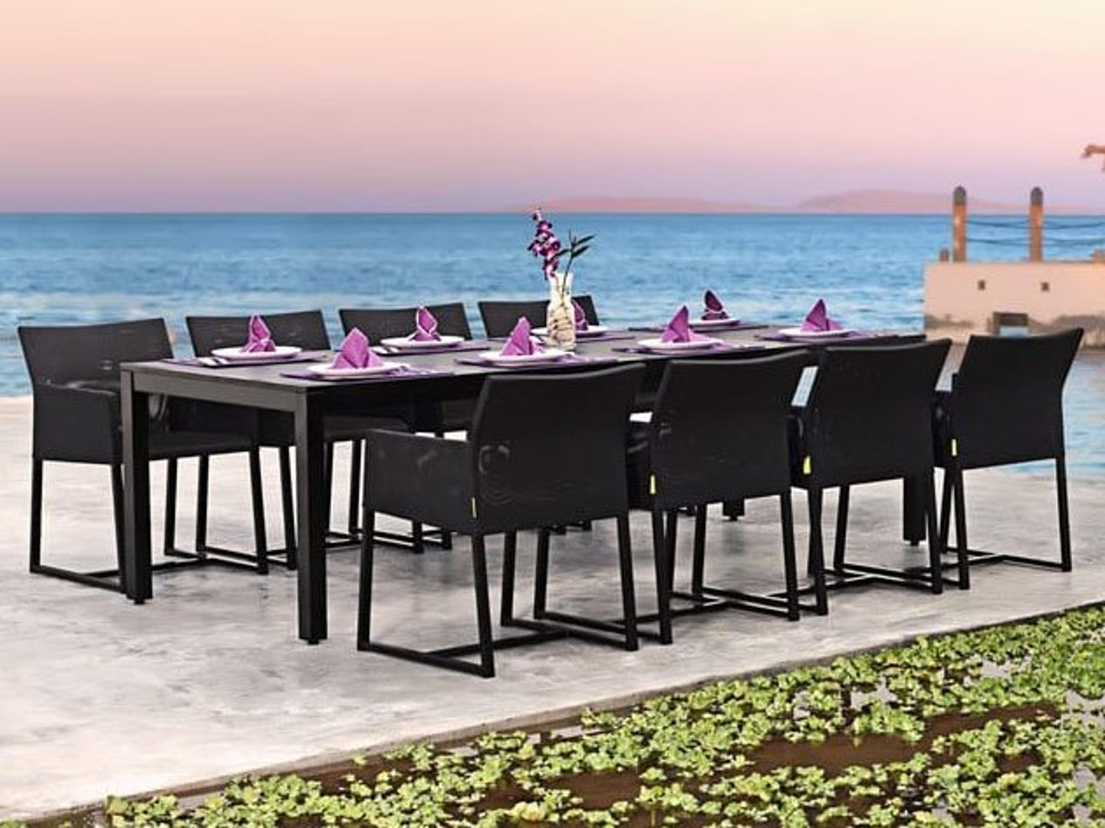 MamaGreen Mono Aluminum Cushion Outdoor Dining Set
