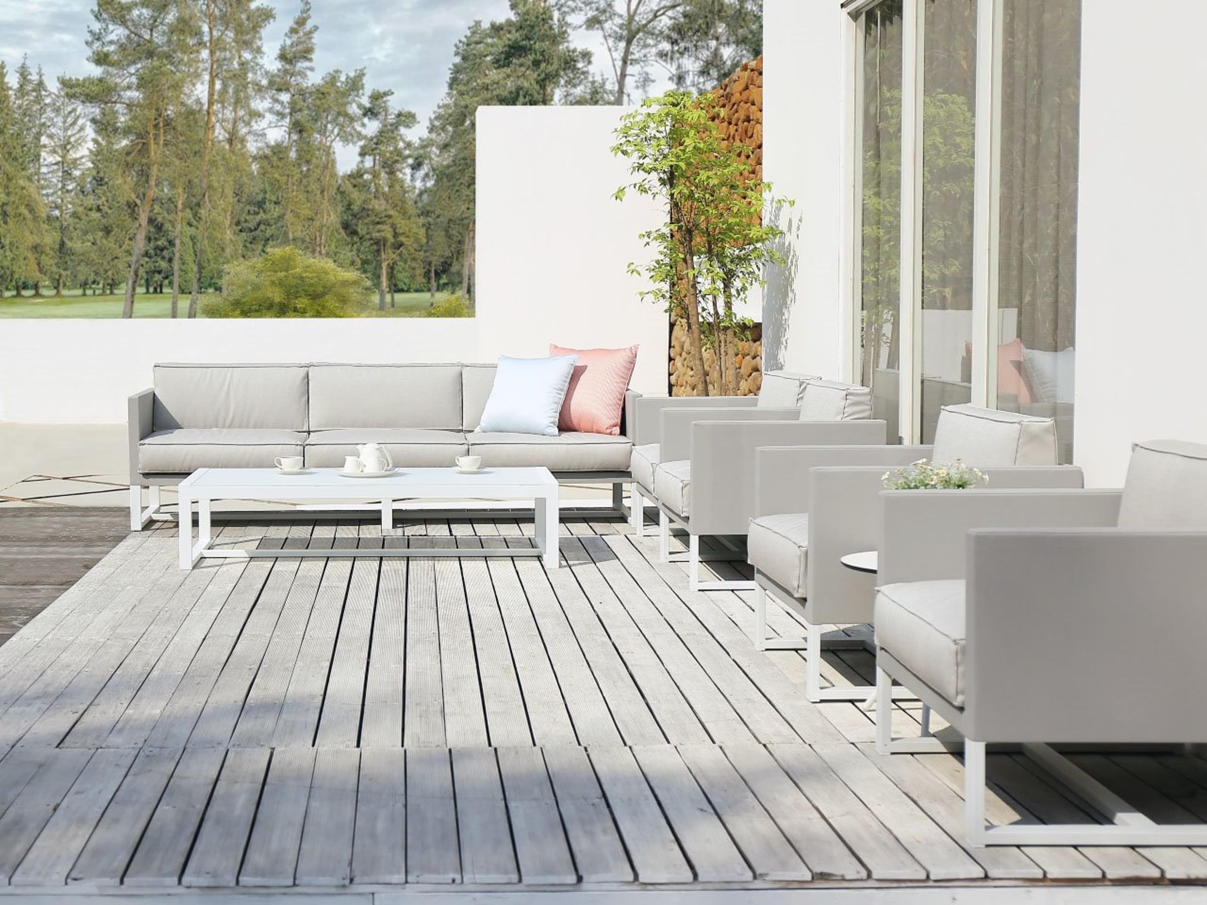 MamaGreen Mono Aluminum Cushion Outdoor Patio Lounge Set