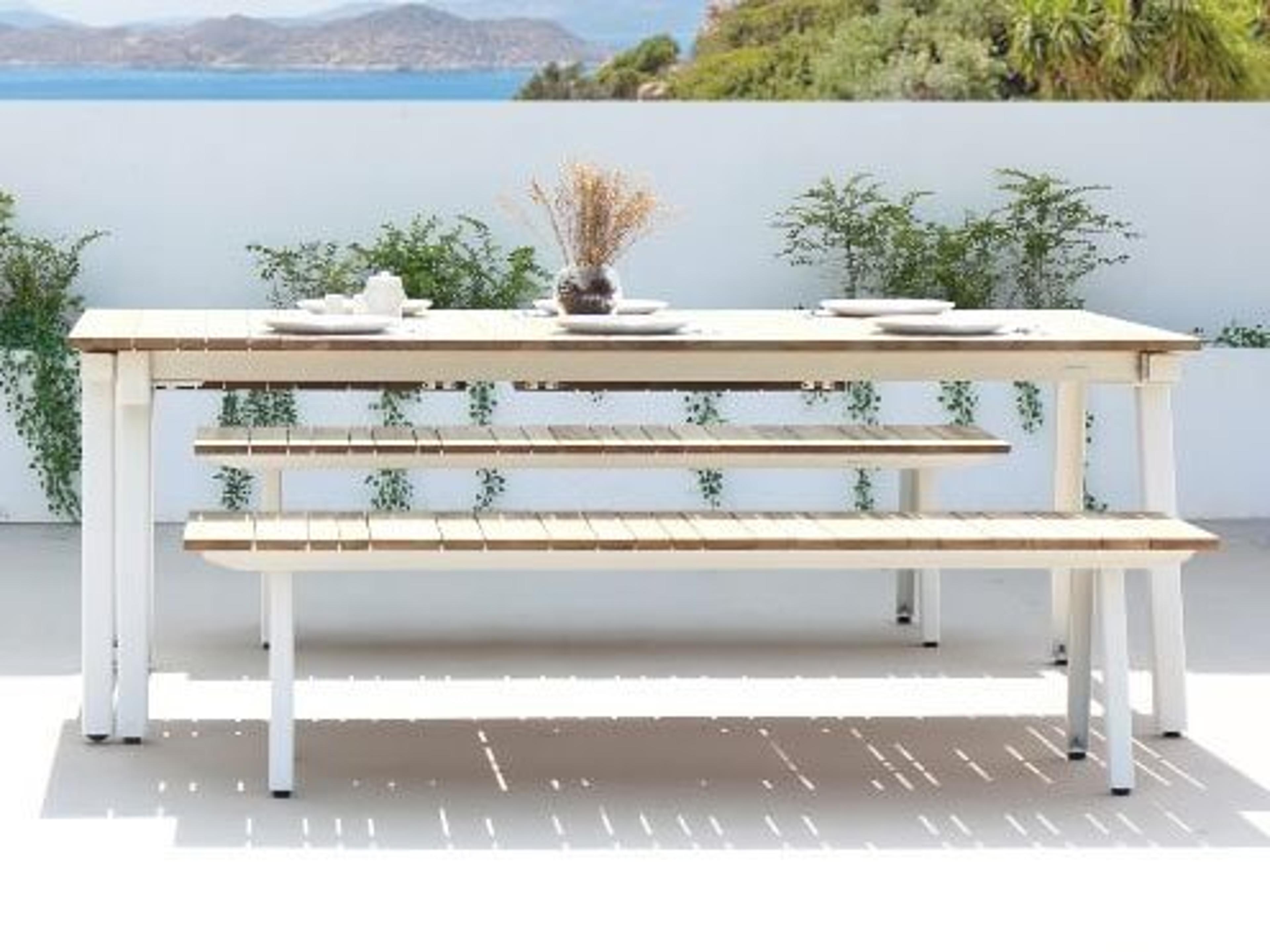 MamaGreen Maxximus Steel Outdoor Dining Set