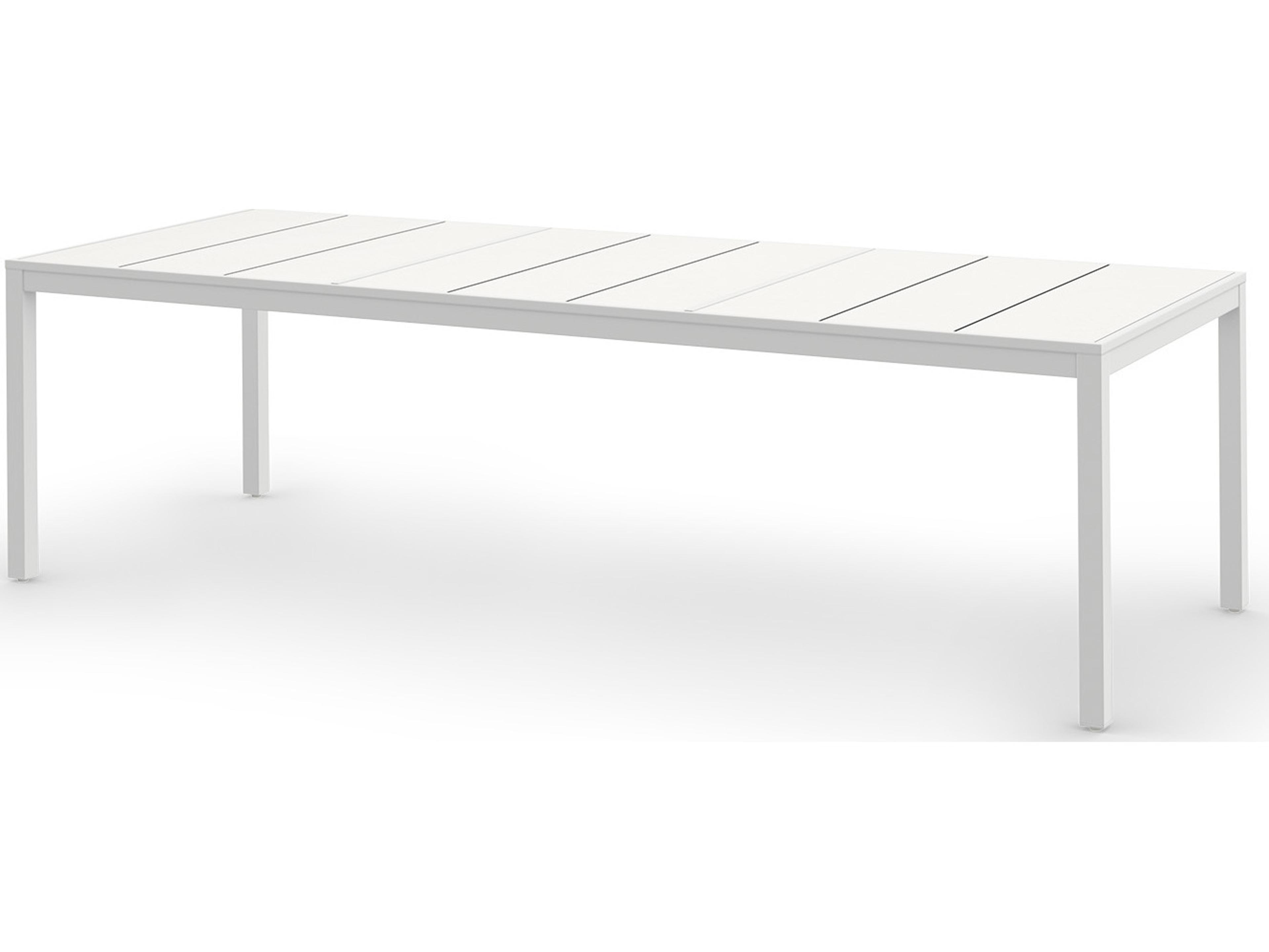 MamaGreen Allux Aluminum Rectangular Outdoor Patio Dining Table
