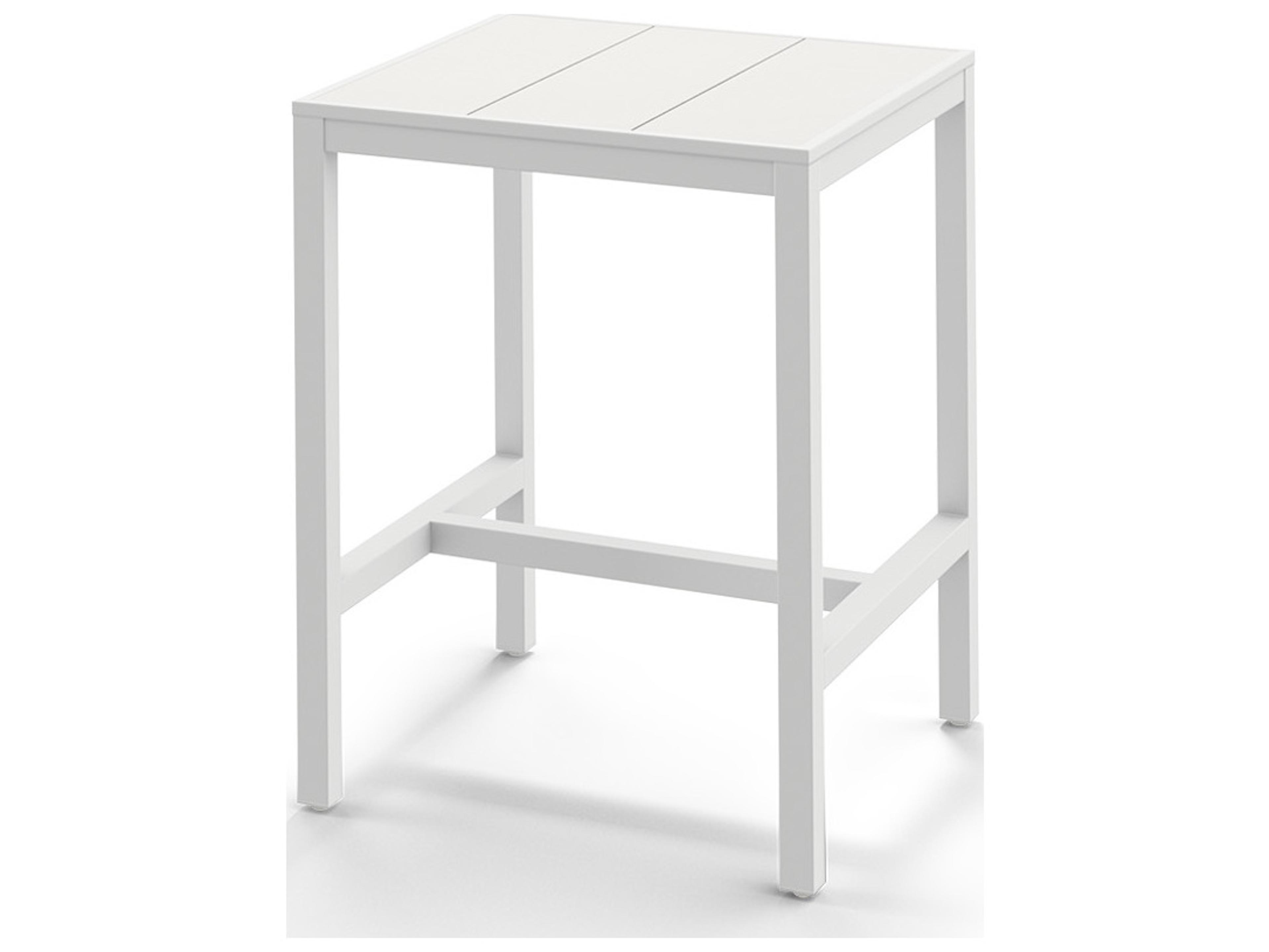 MamaGreen Allux Aluminum Square Patio Bar Table