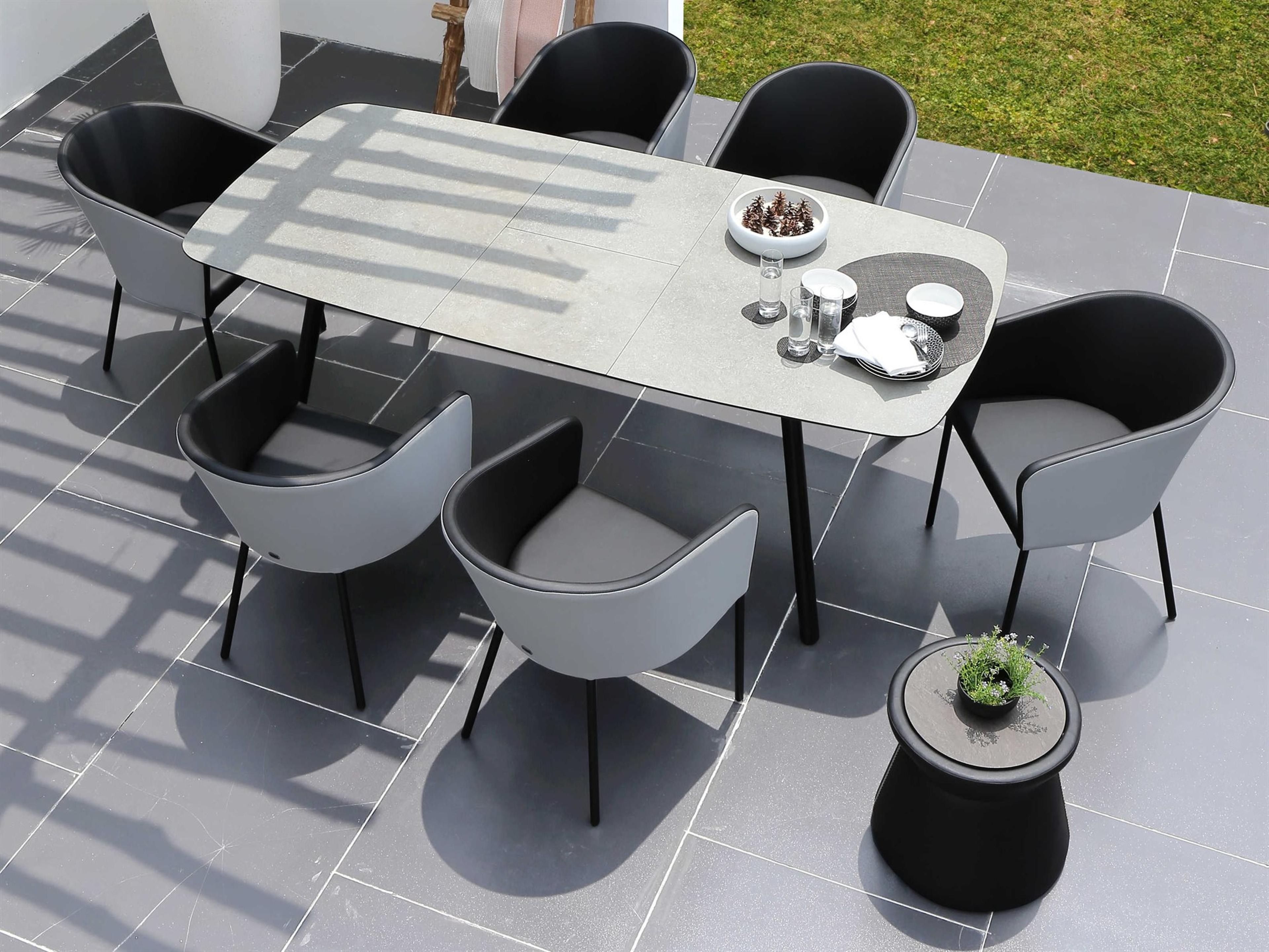 Mamagreen Zupy Aluminum Steel Outdoor Dining Set