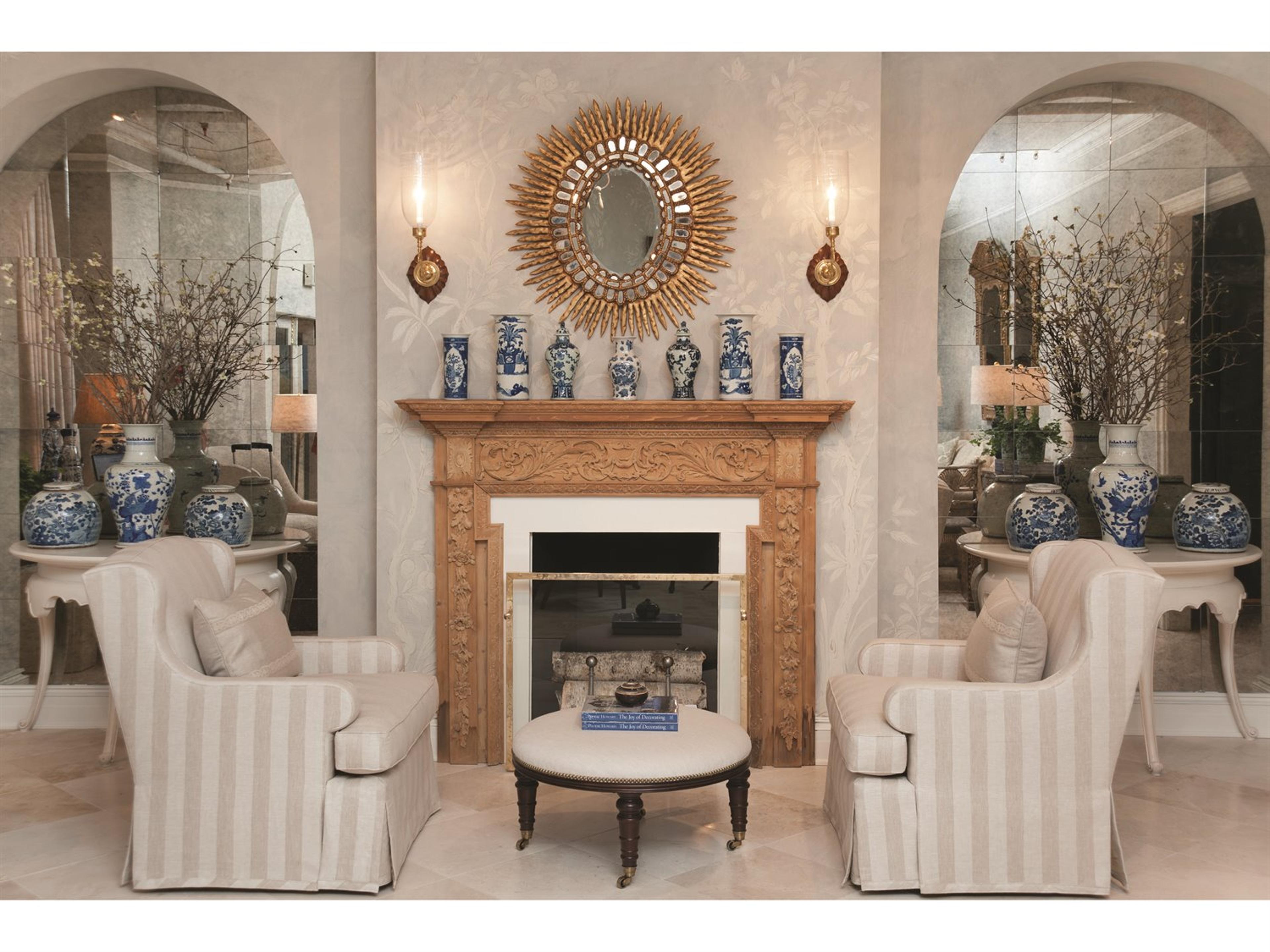 Mr. & Mrs. Howard Chair and Ottoman Set