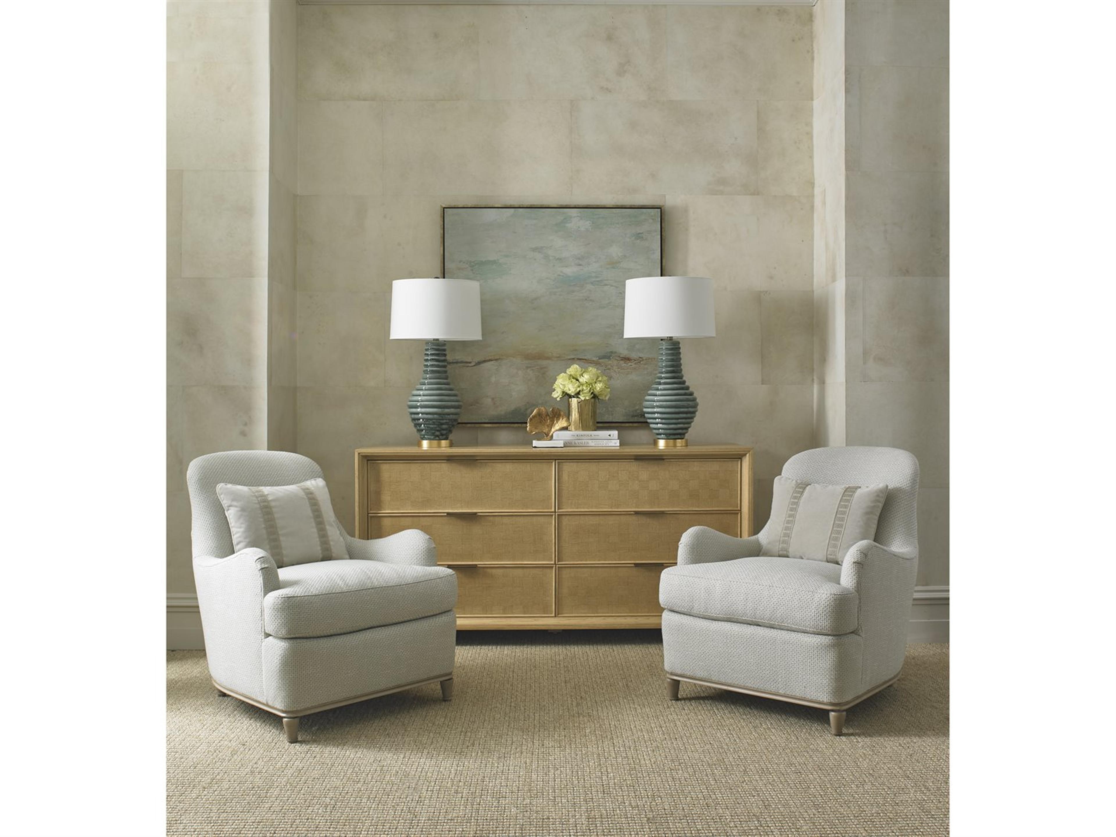Mr. & Mrs. Howard Cloude Chair and Ottoman Set