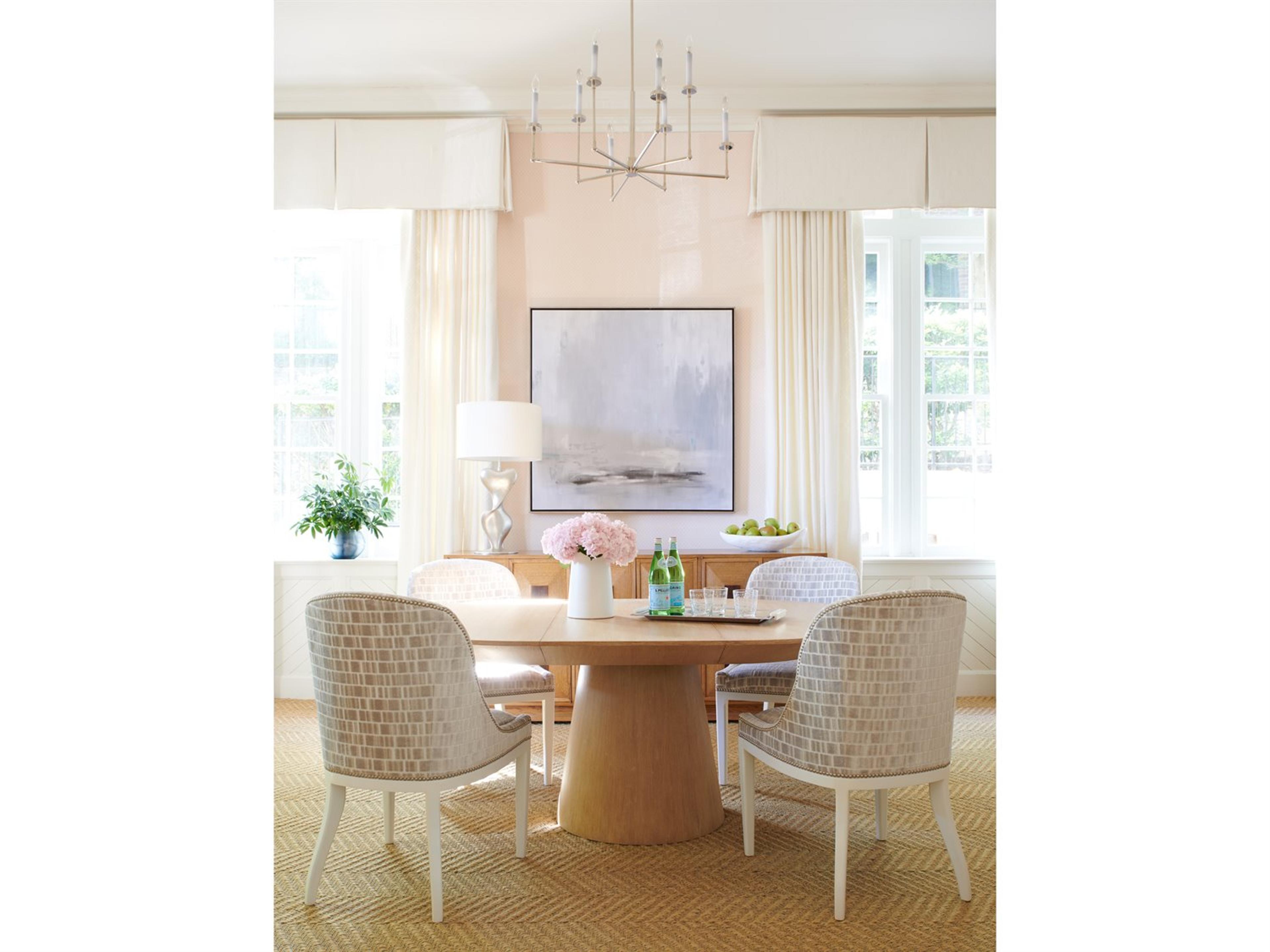 Mr. & Mrs. Howard Discus Oak Wood Dining Room Set