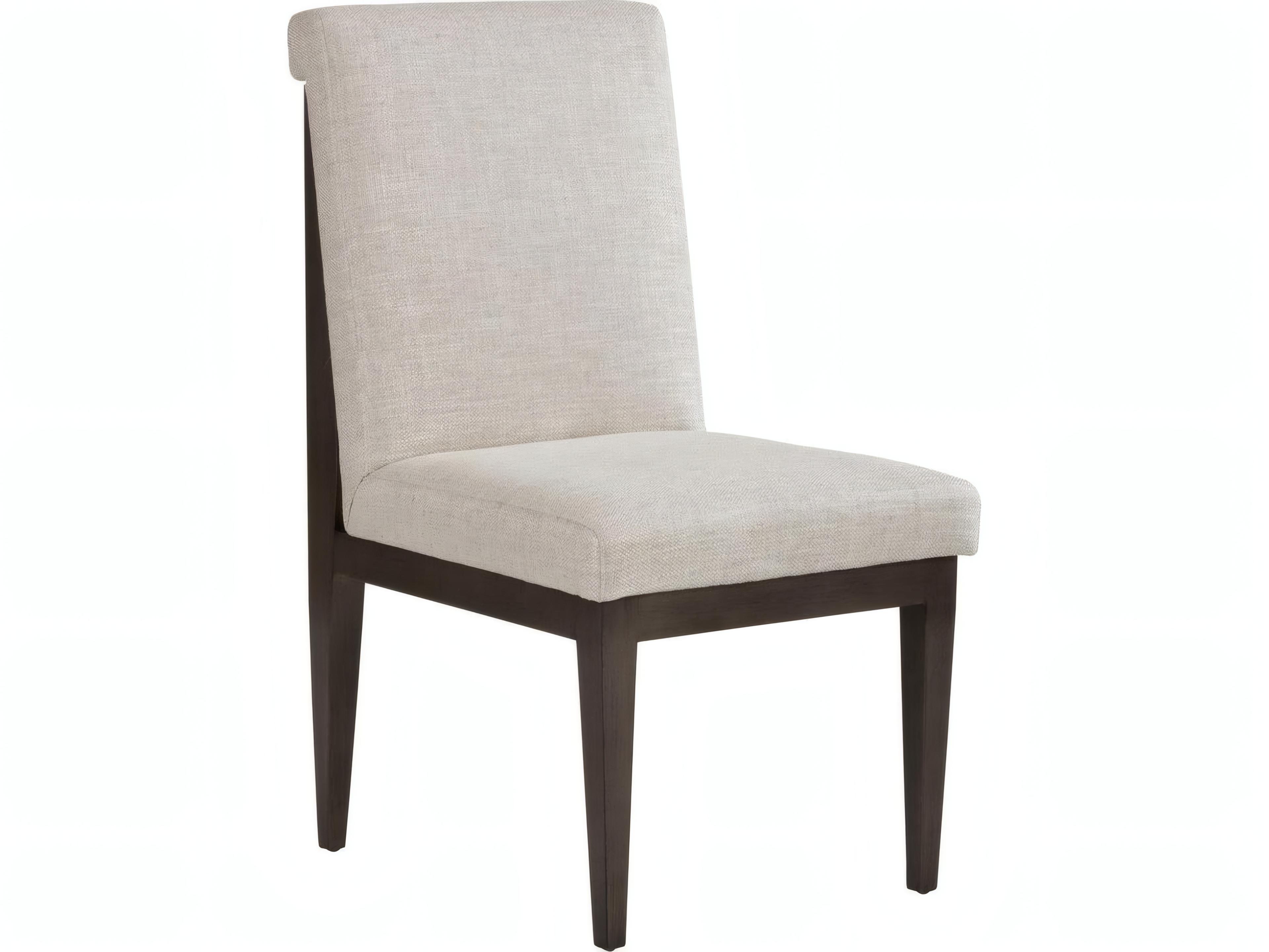 Mr. & Mrs. Howard Breuer Hardwood Black Upholstered Armless Dining Chair